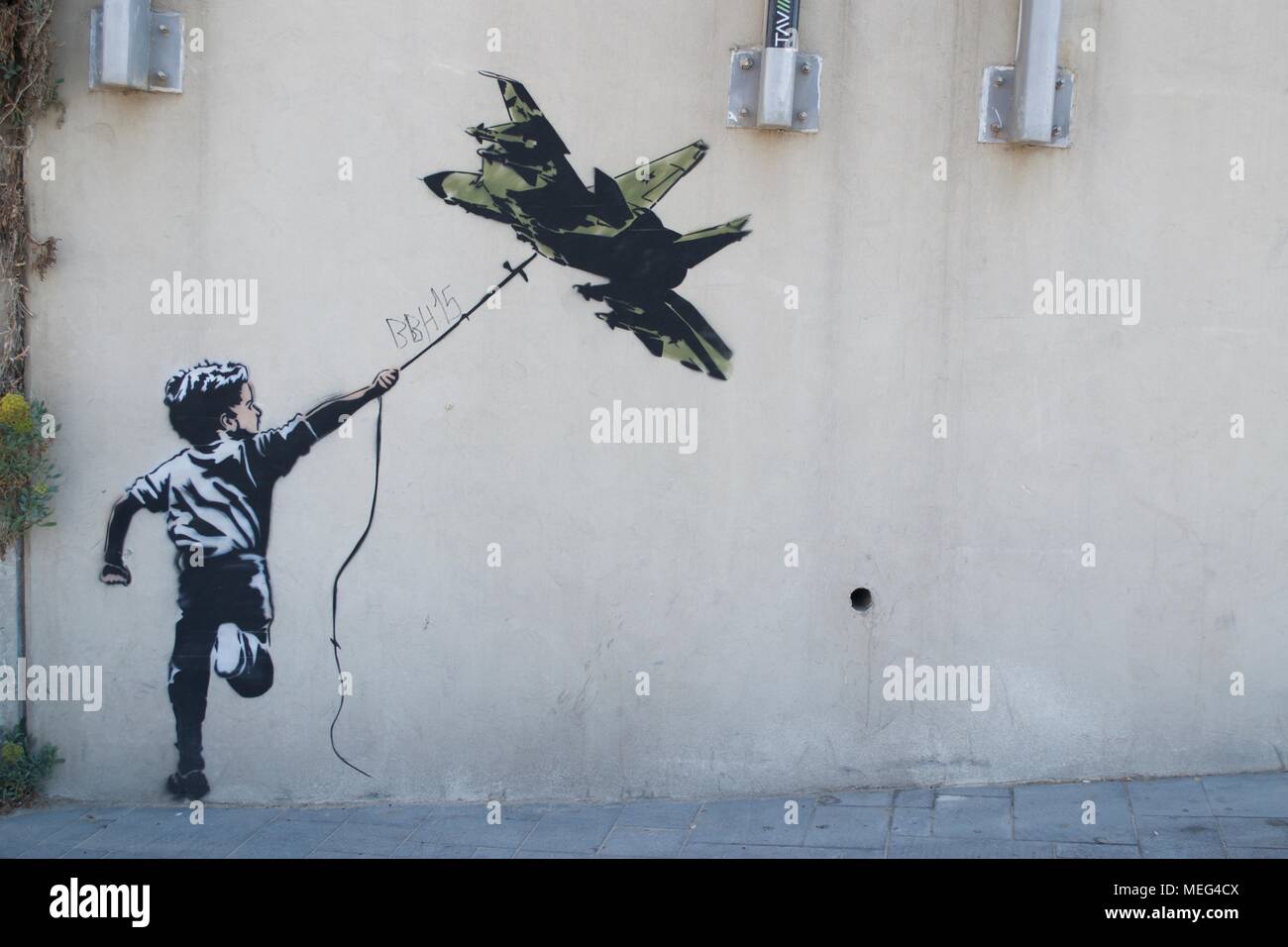 Arte di strada Tel Aviv Foto Stock