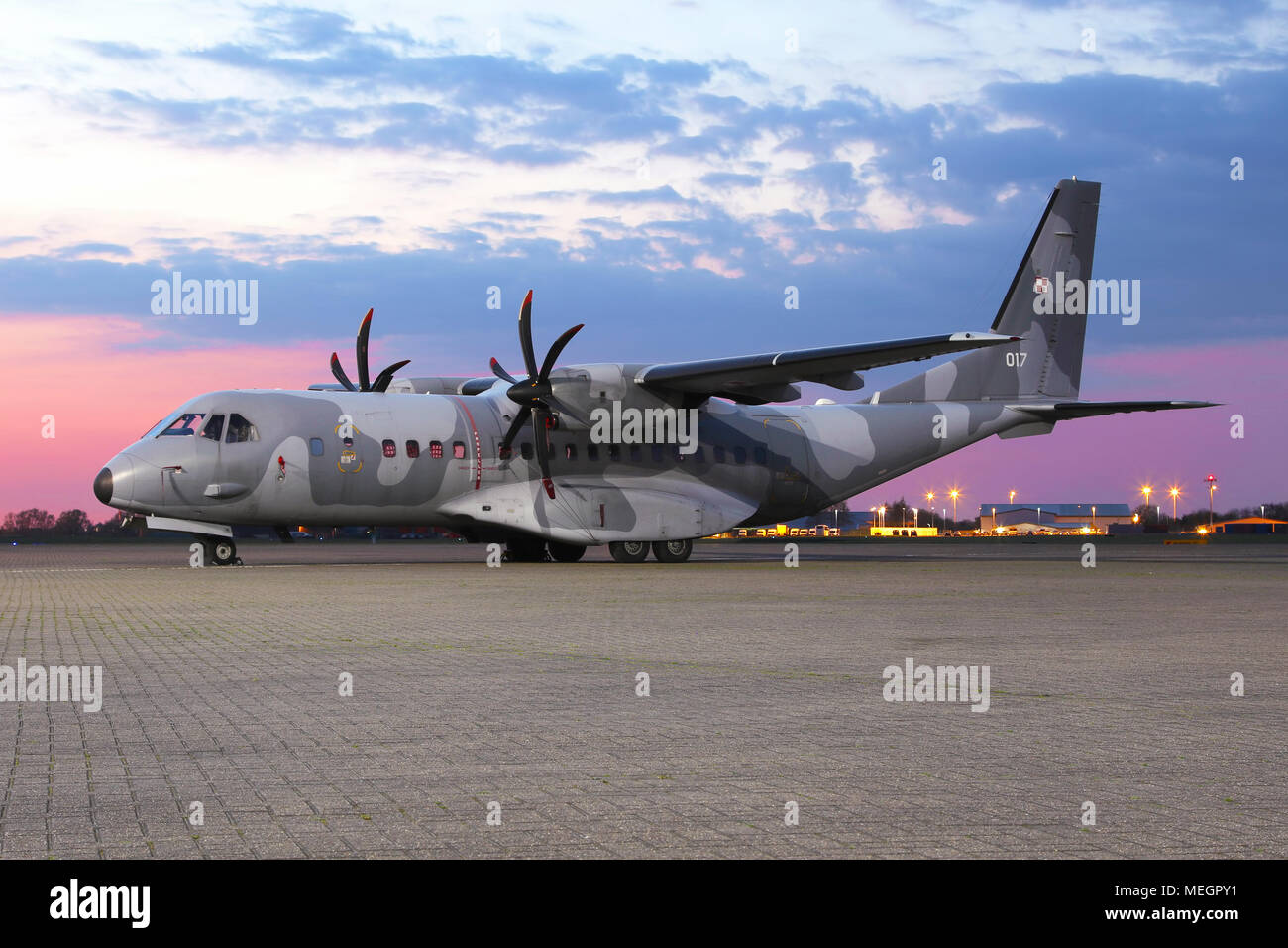 Siły Powietrzne C-295M Foto Stock