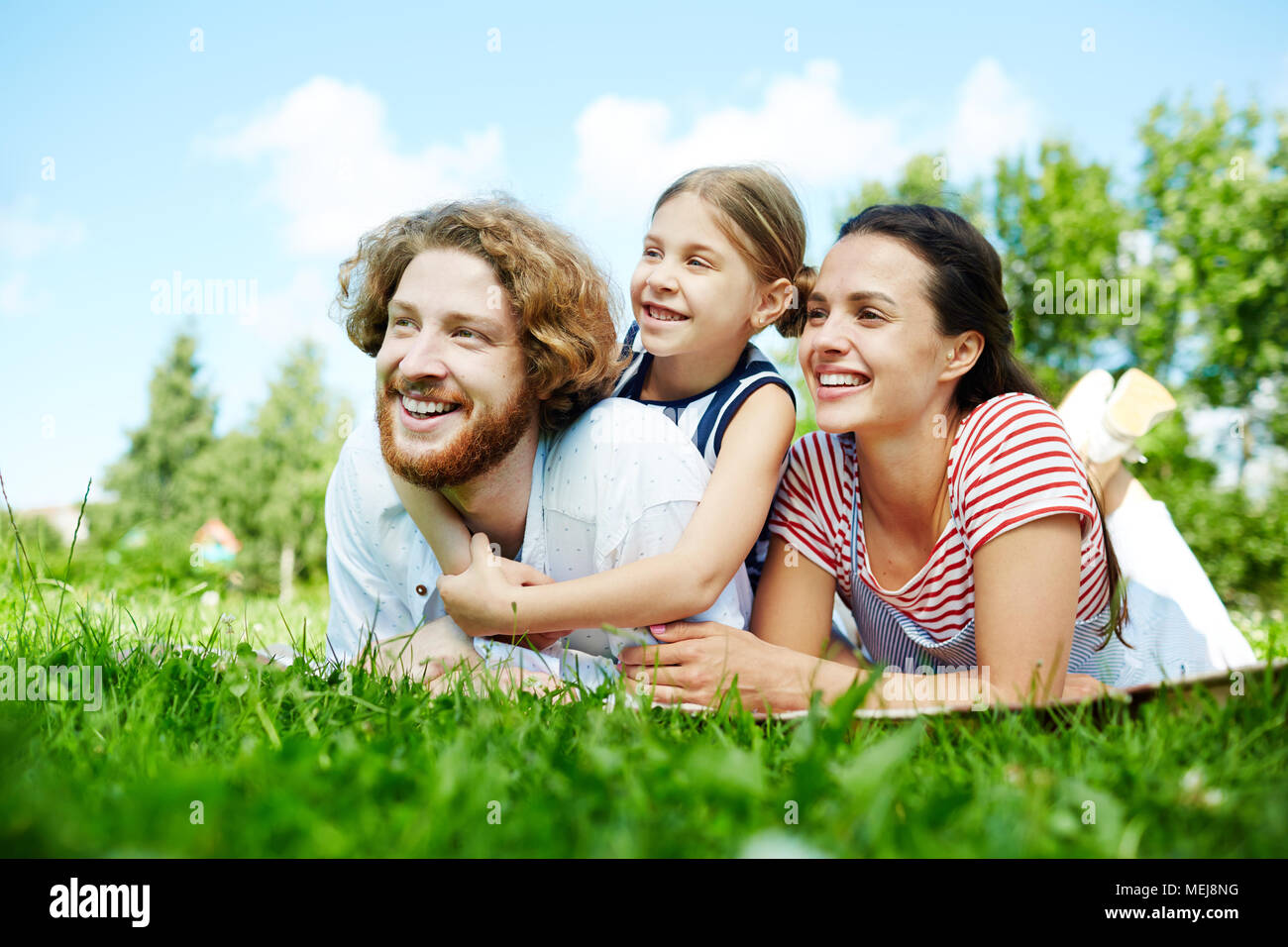 Resto sul giorno di estate Foto Stock