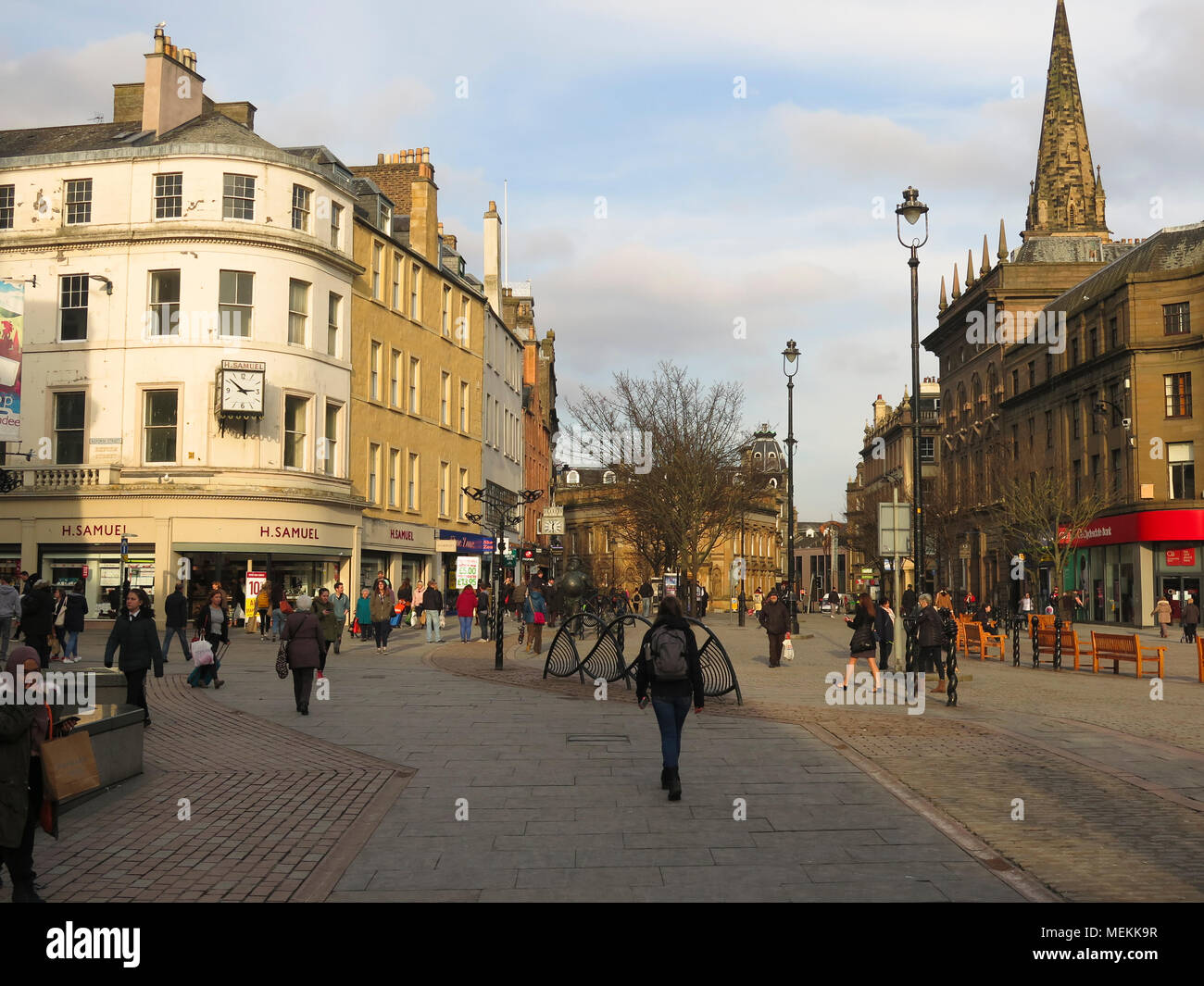High Street Dundee Foto Stock