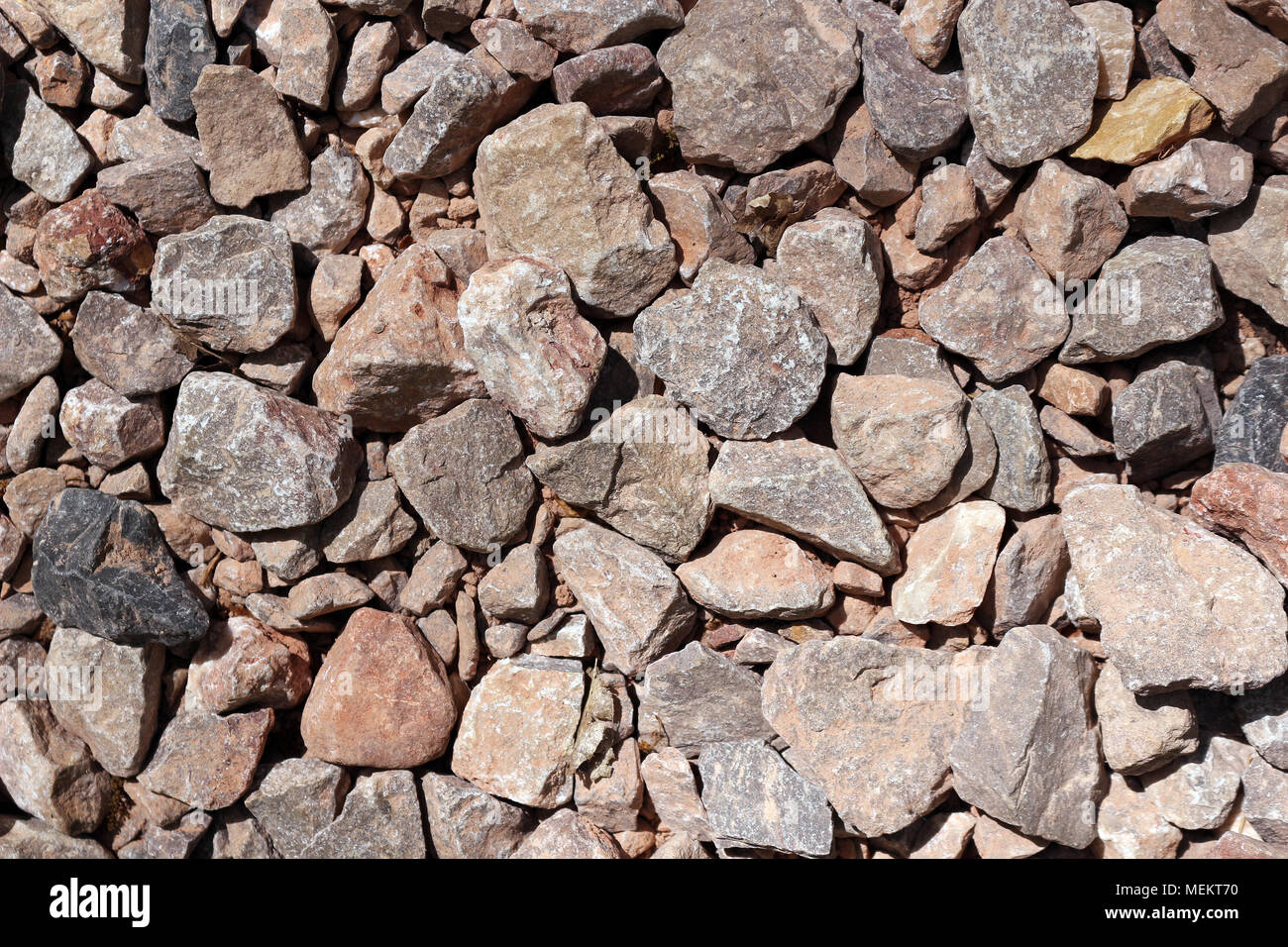 Il marrone ed il grigio texture di rocce Foto Stock