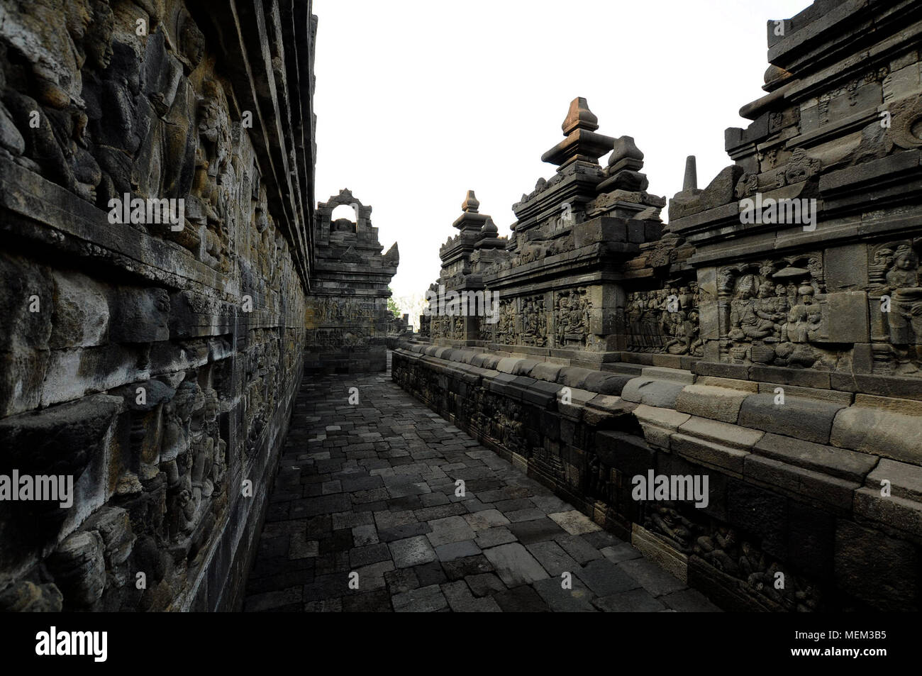 Il Tempio Borobudur Foto Stock