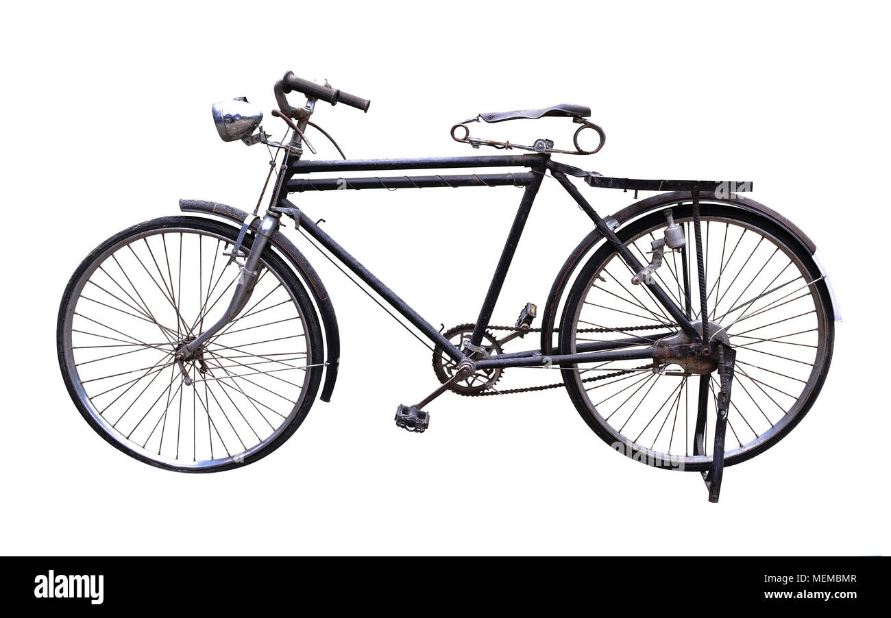 Una bicicletta antica Immagini senza sfondo e Foto Stock ritagliate - Alamy