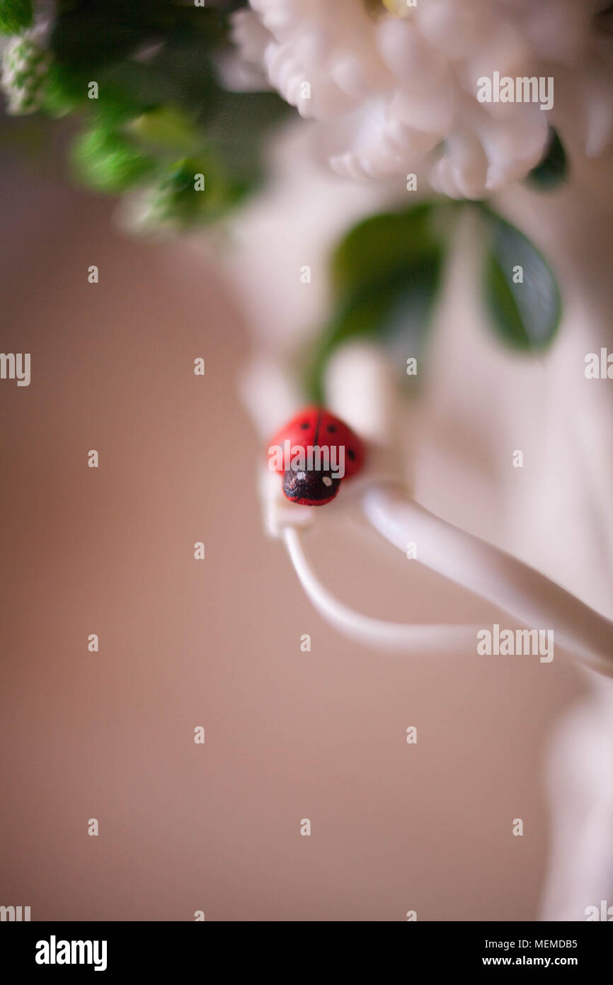 Decor con un bouquet di fiori. Foto Stock