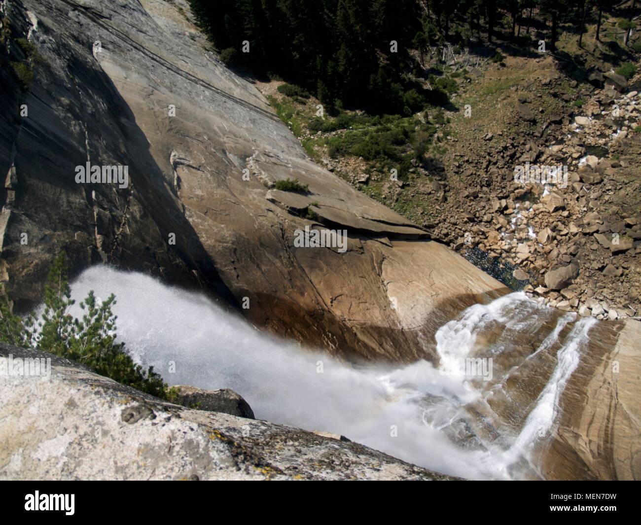 Nevada Falls, Yosemite in California Foto Stock