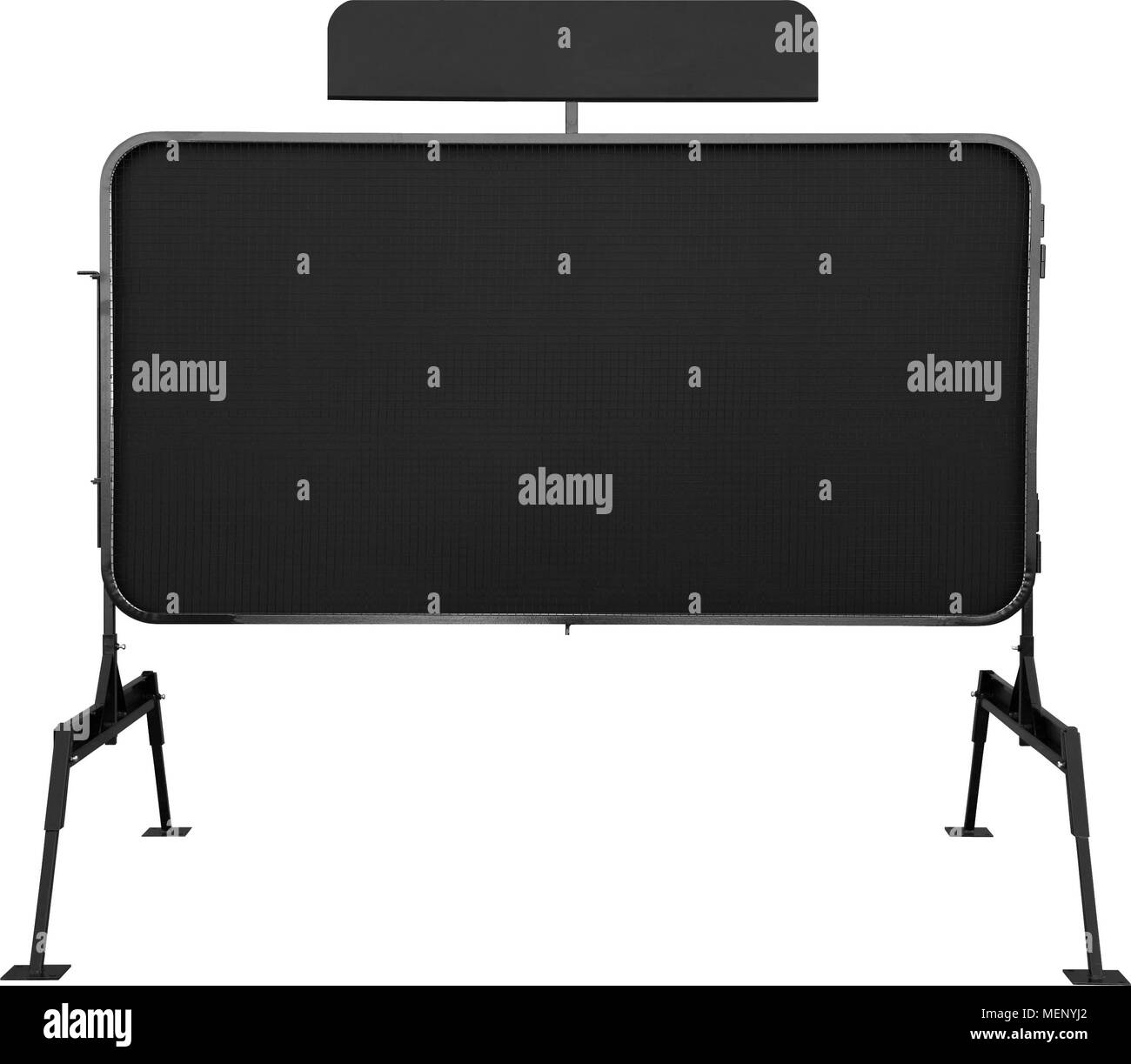 3d,pubblicità,scheda intestazione,banner stampa,bellissimi interni segno portatile stand,big board,Tabellone,Black,vuoto,board,sfondo stand. trade show bo Foto Stock