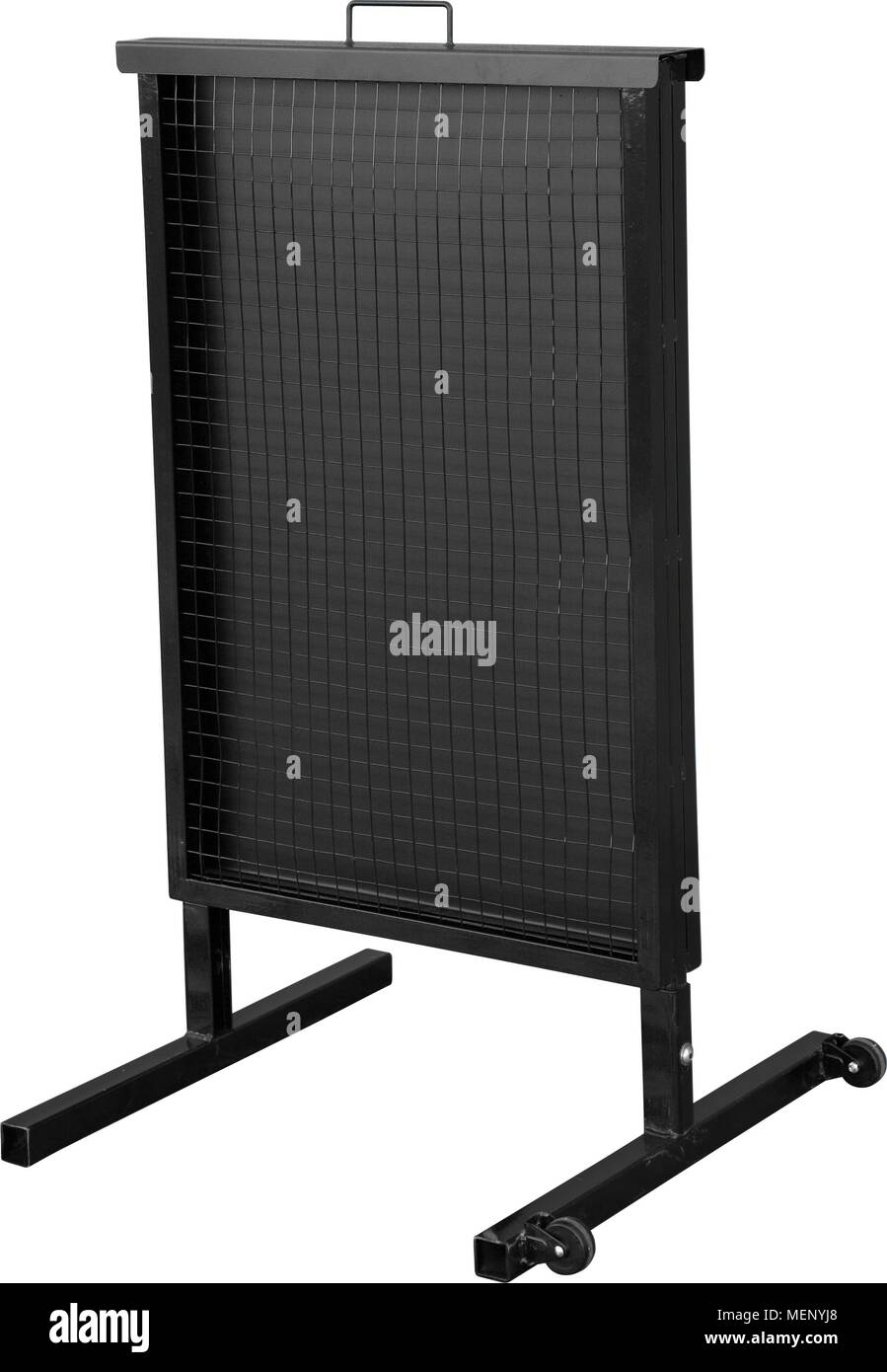 Segno portatile, mobile segno, outdoor segni portatile, Big Board, scheda intestazione,street-signage, trade show banner,cavalletto conferenza banner, MockUp, 3D, gra Foto Stock