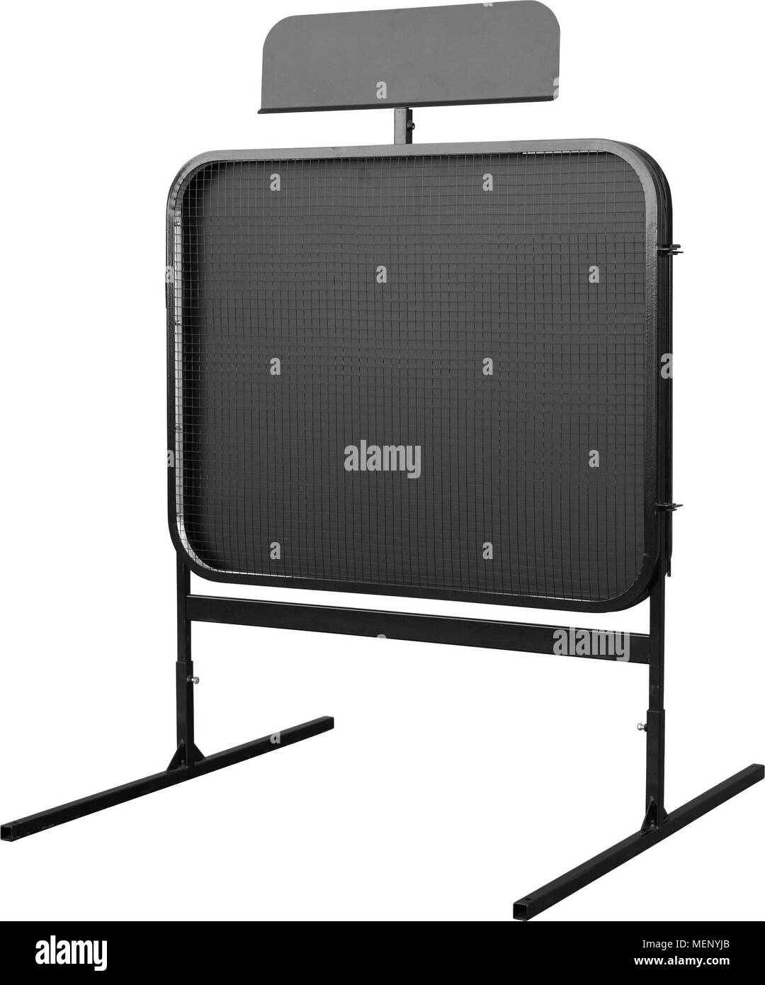 Segno portatile, mobile segno, outdoor segni portatile, Big Board, scheda intestazione,street-signage, trade show banner,cavalletto conferenza banner, MockUp, 3D, gra Foto Stock