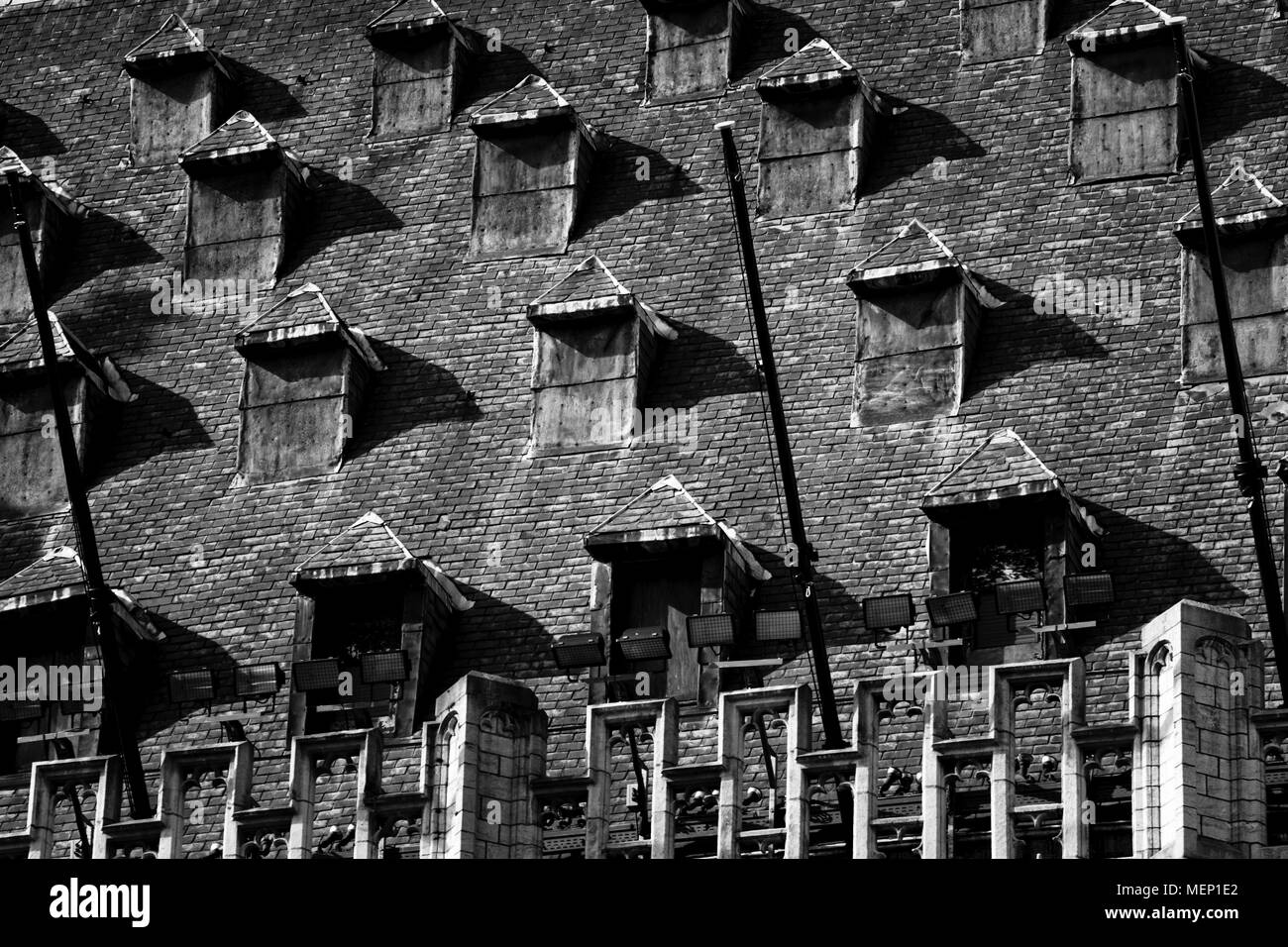 Municipio tetto, Grand Place di Bruxelles Foto Stock