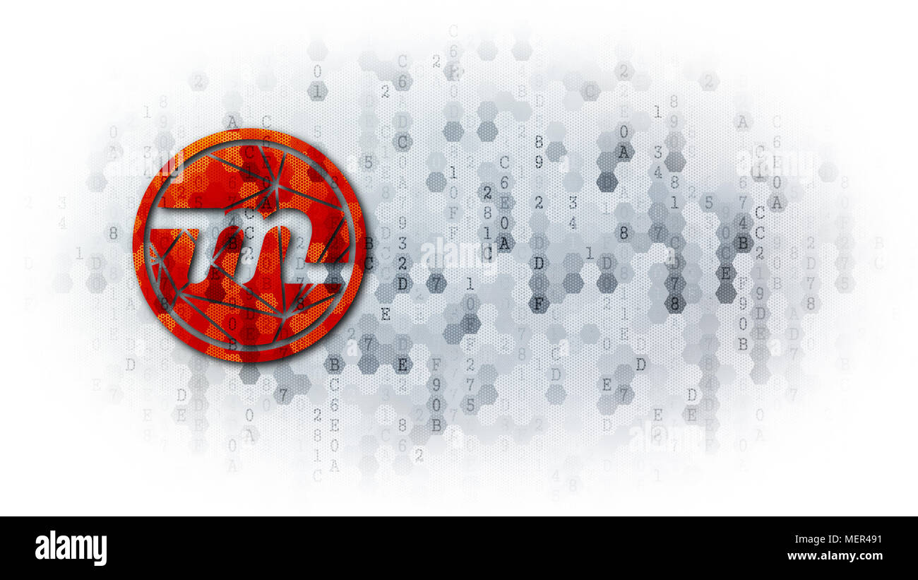 Una miriade di - Segno di trading su sfondo digitale. Foto Stock