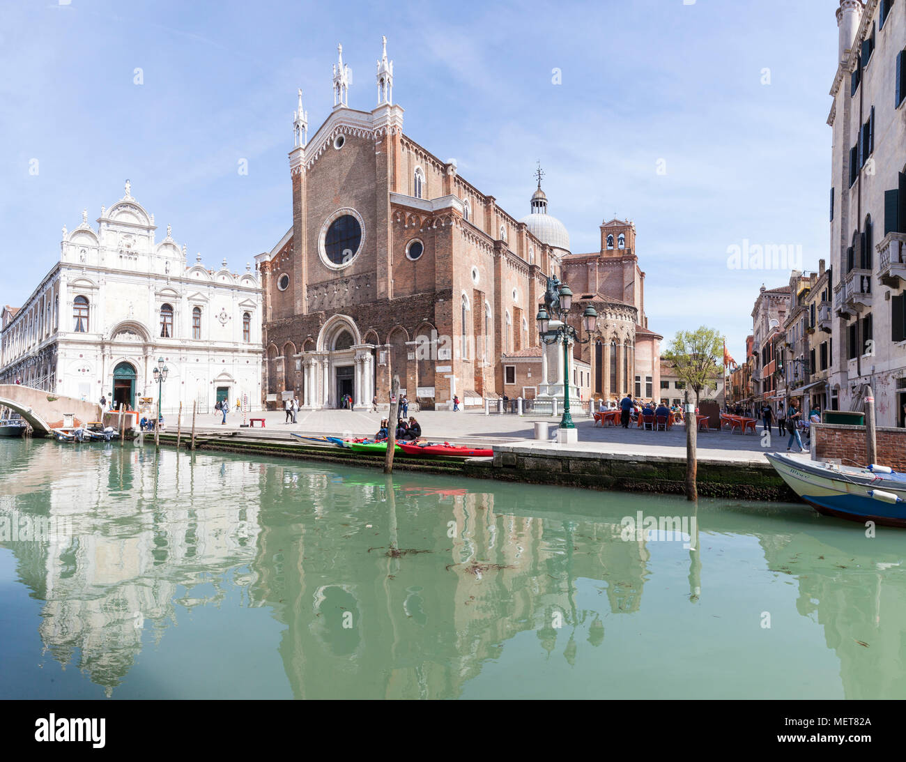 Scuola Grande di San Marco, Campo dei Santi Giovanni e Paolo, Castello, Venezia, Veneto, Italia Foto Stock