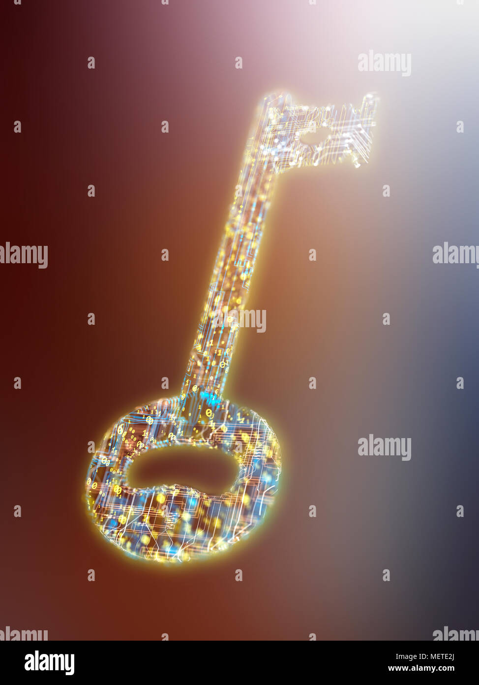 Circuito chiave di progettazione Foto Stock