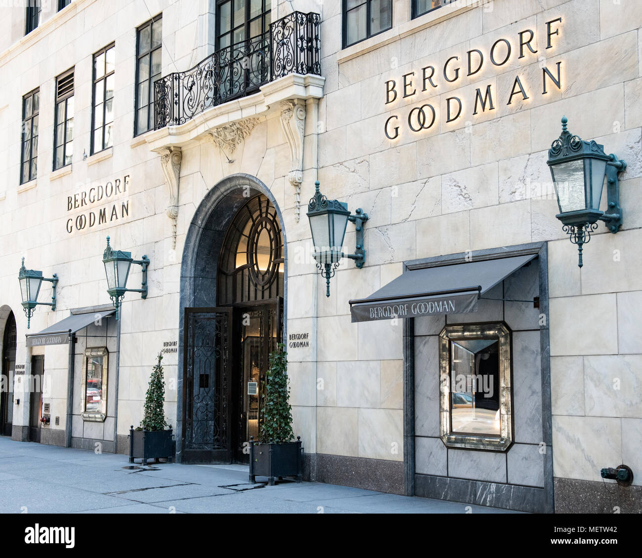 Bergdorf Goodman store in New York City. Foto Stock