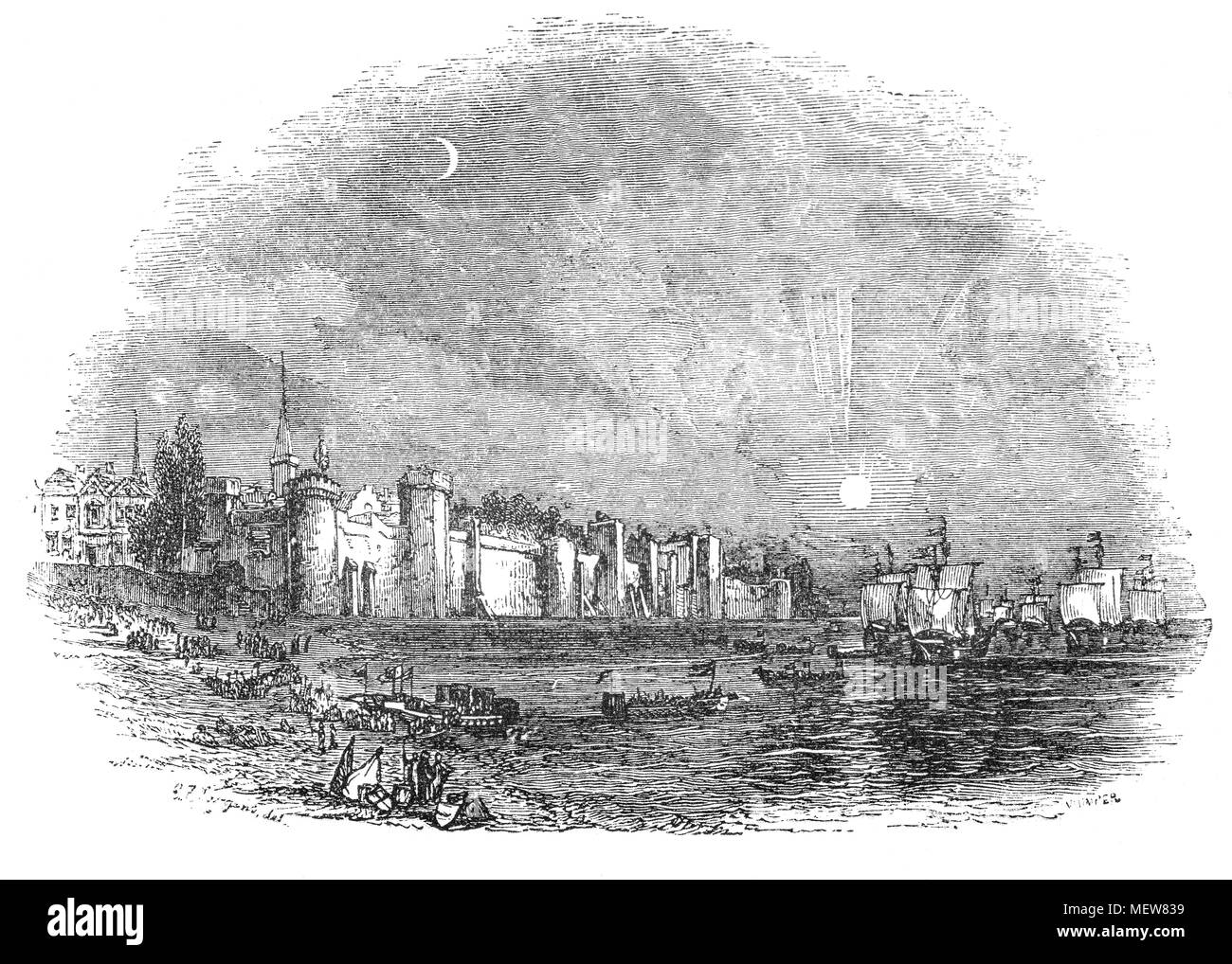 Southampton, Hampshire, Inghilterra, sede del Southampton Trama del 1415, di un complotto per sostituire il re Enrico V con Edmund Mortimer, 5° Conte di marzo. I tre capofila della congiura furono Edmund Mortimer il cognato, Richard di Conisburgh, 3° Conte di Cambridge; Henry Scrope, terzo Barone Scrope di Masham e Sir Thomas Gray. Il conte di marzo, ha informato il re Enrico del complotto e Richard, Scrope e grigio sono state prontamente arrestato. Il processo ebbe luogo a Southampton, Grigio fu decapitato il 2 agosto e i due colleghi il 5 agosto, sia nella parte anteriore del Bargate. Foto Stock