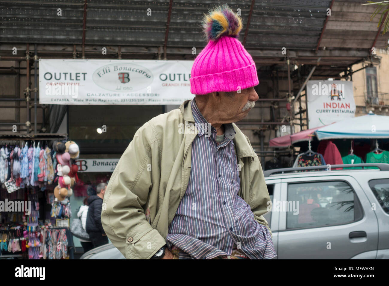 Popolo siciliano Foto Stock