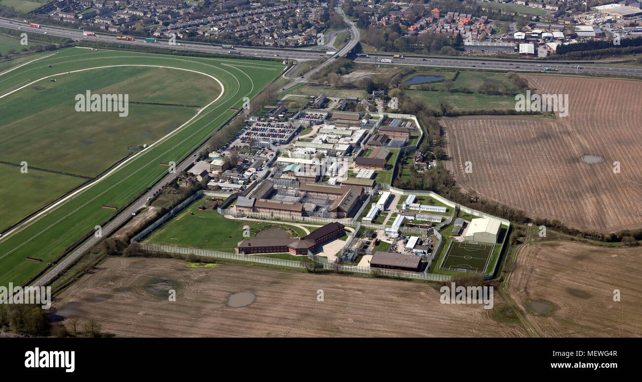 Vista aerea del HMYOI Wetherby prigione Foto Stock