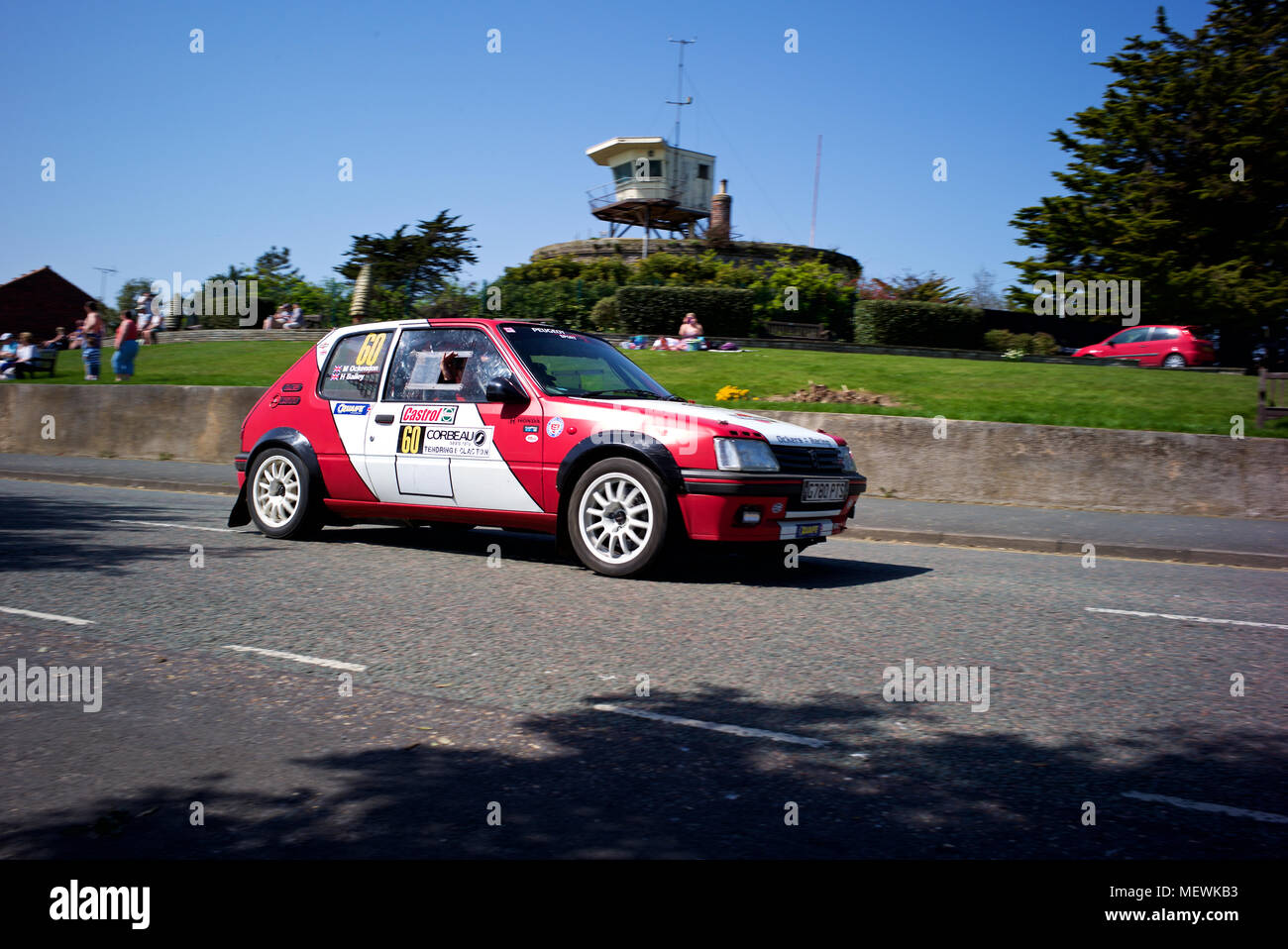 Sedili Corbeau rally Tendring e Clacton domenica 22 aprile 2018. Foto Stock