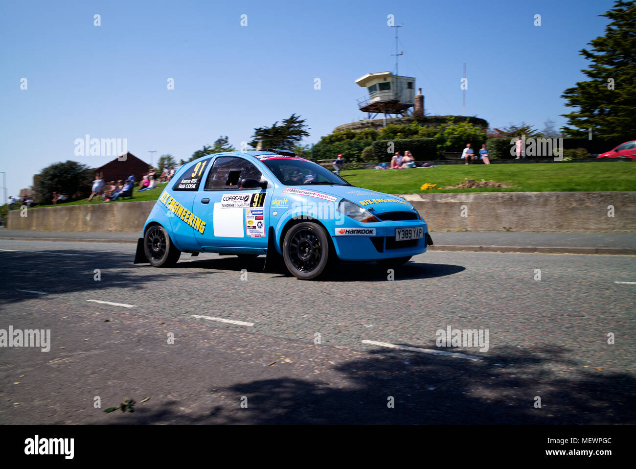 Sedili Corbeau rally Tendring e Clacton domenica 22 aprile 2018. Foto Stock
