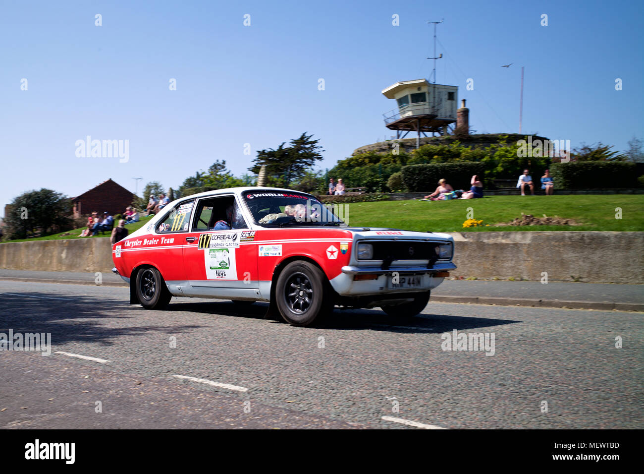 Sedili Corbeau rally Tendring e Clacton domenica 22 aprile 2018. Foto Stock