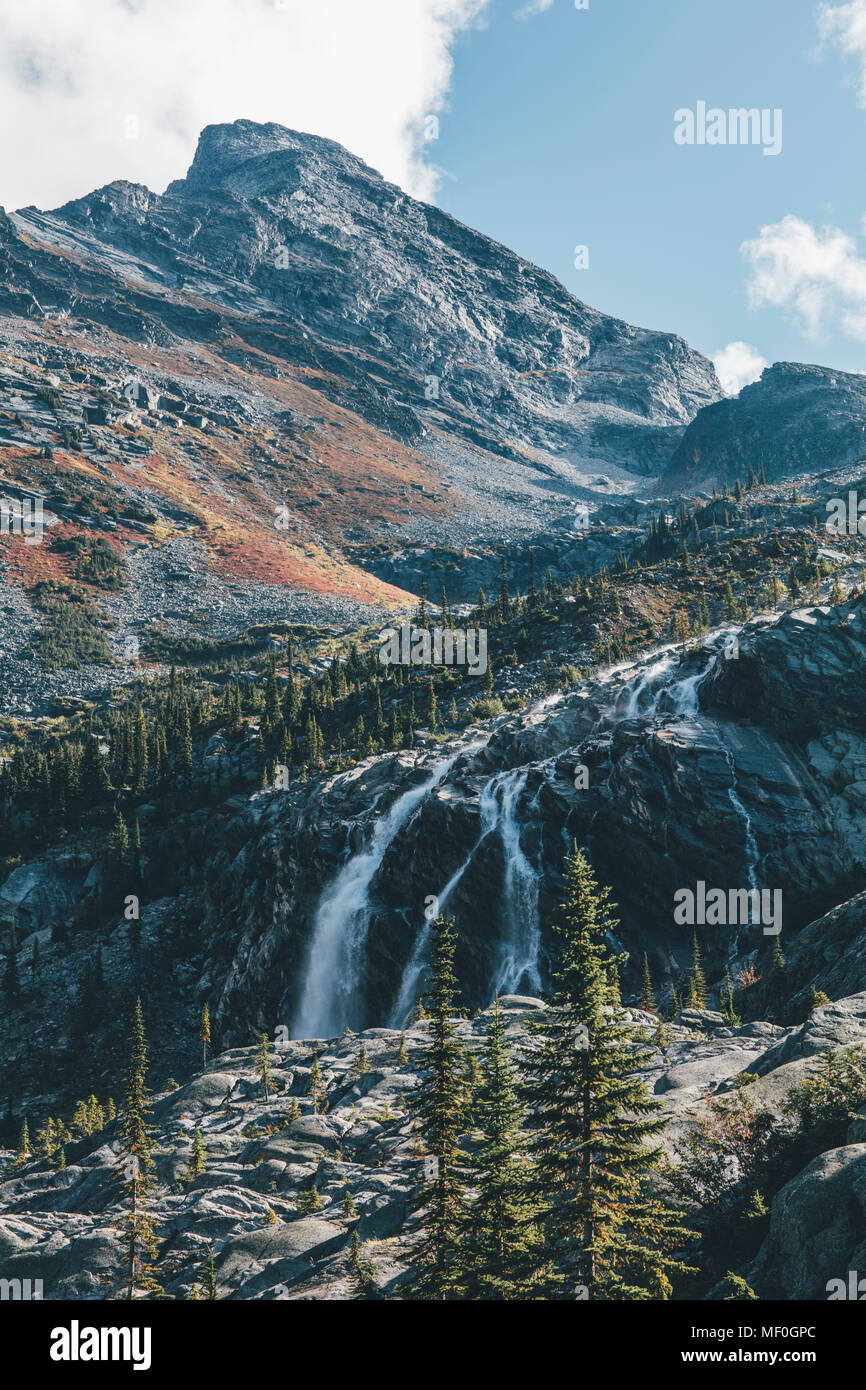 Canada, British Columbia, Columbia-Shuswap un, il Parco Nazionale di Glacier, Sir Donald Peak Foto Stock