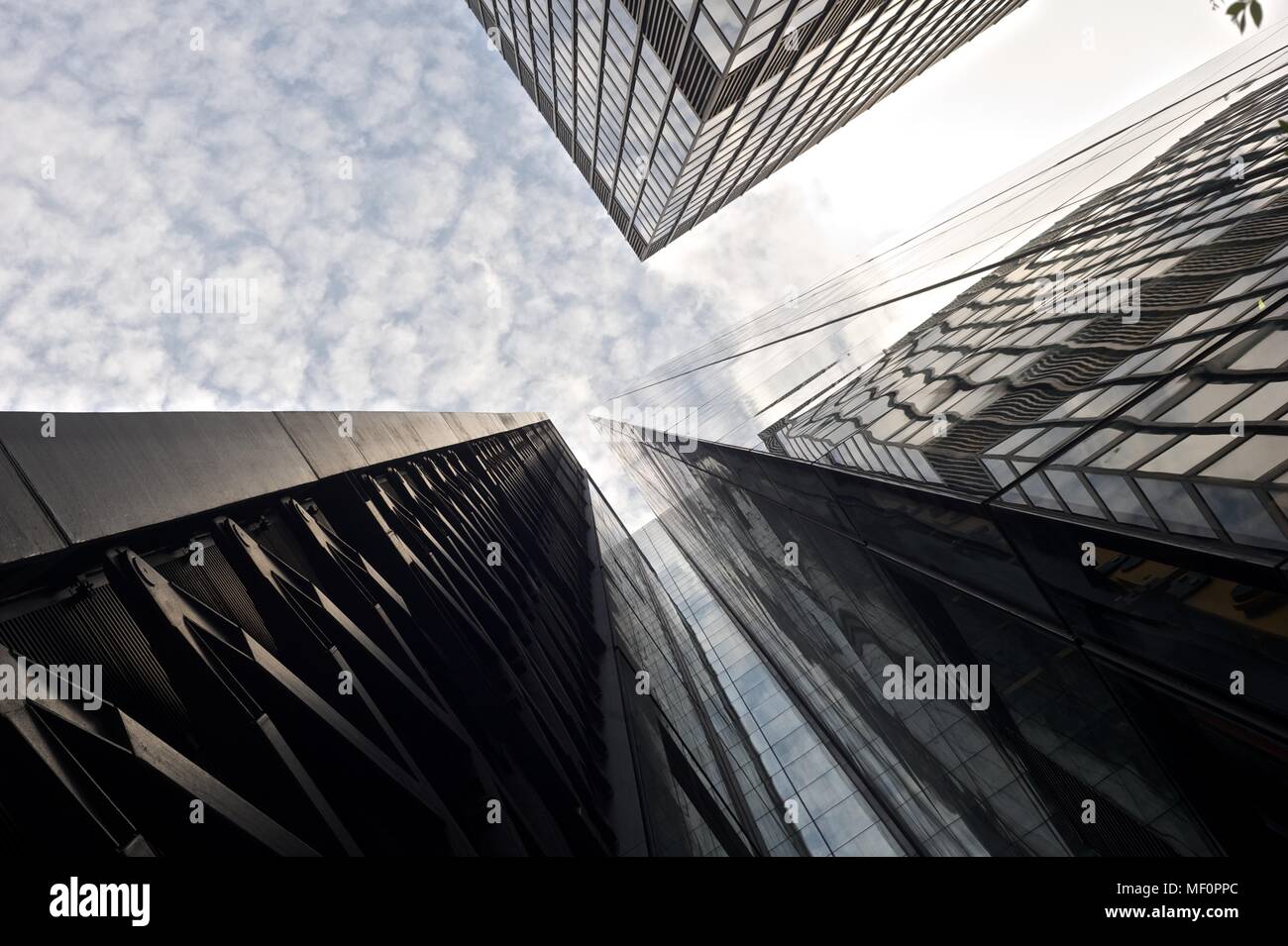 Londra il cielo di raschiatori e dello skyline di modifica Foto Stock