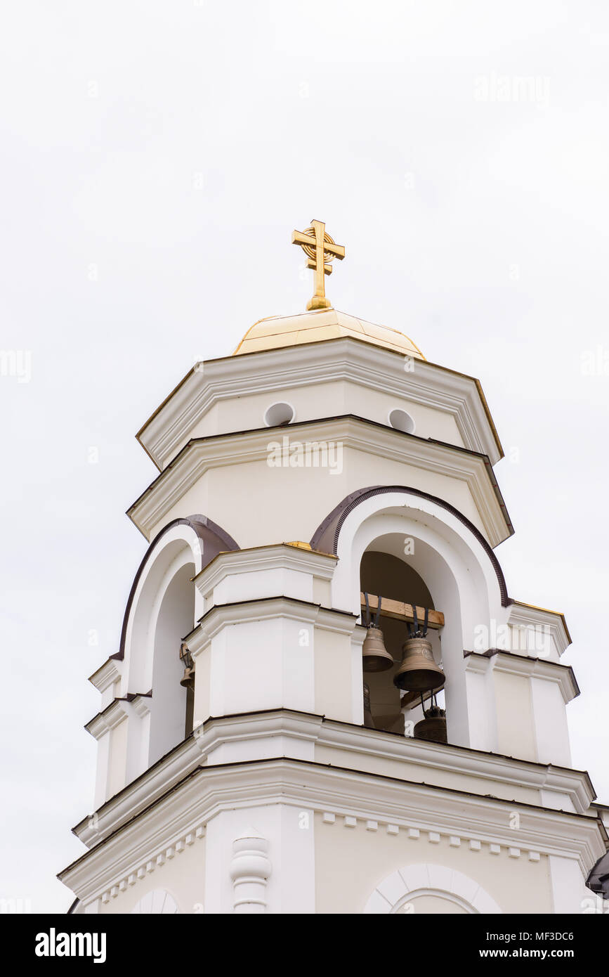 Chiesa ortodossa della fortezza di Brest, Brest, Bielorussia. Si tratta di uno dei sovietici Guerra Mondiale II Guerra monumenti commemorativi della resistenza sovietica contro Foto Stock