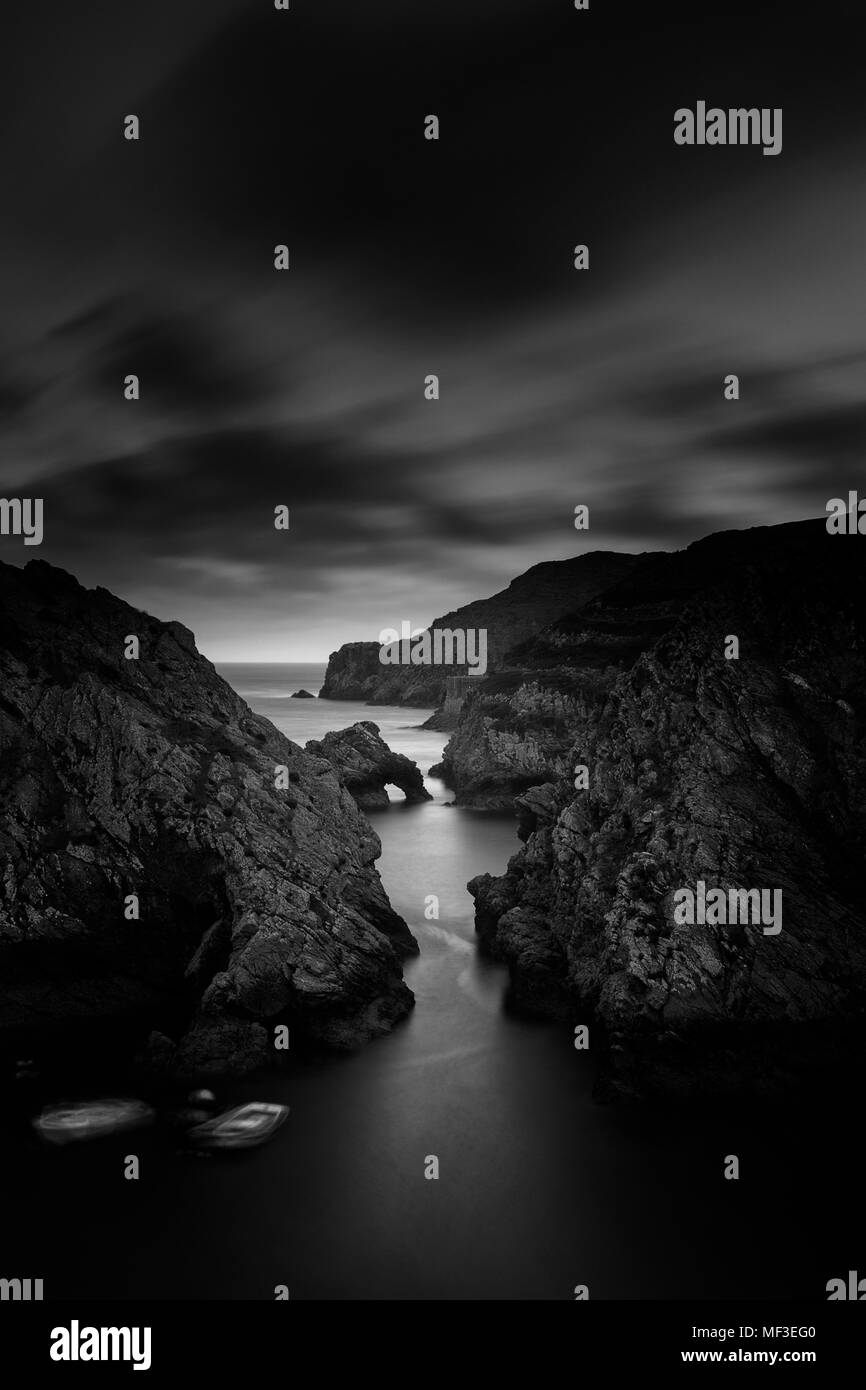 Berlengas percorso isola nei pressi del porto arte Foto Stock