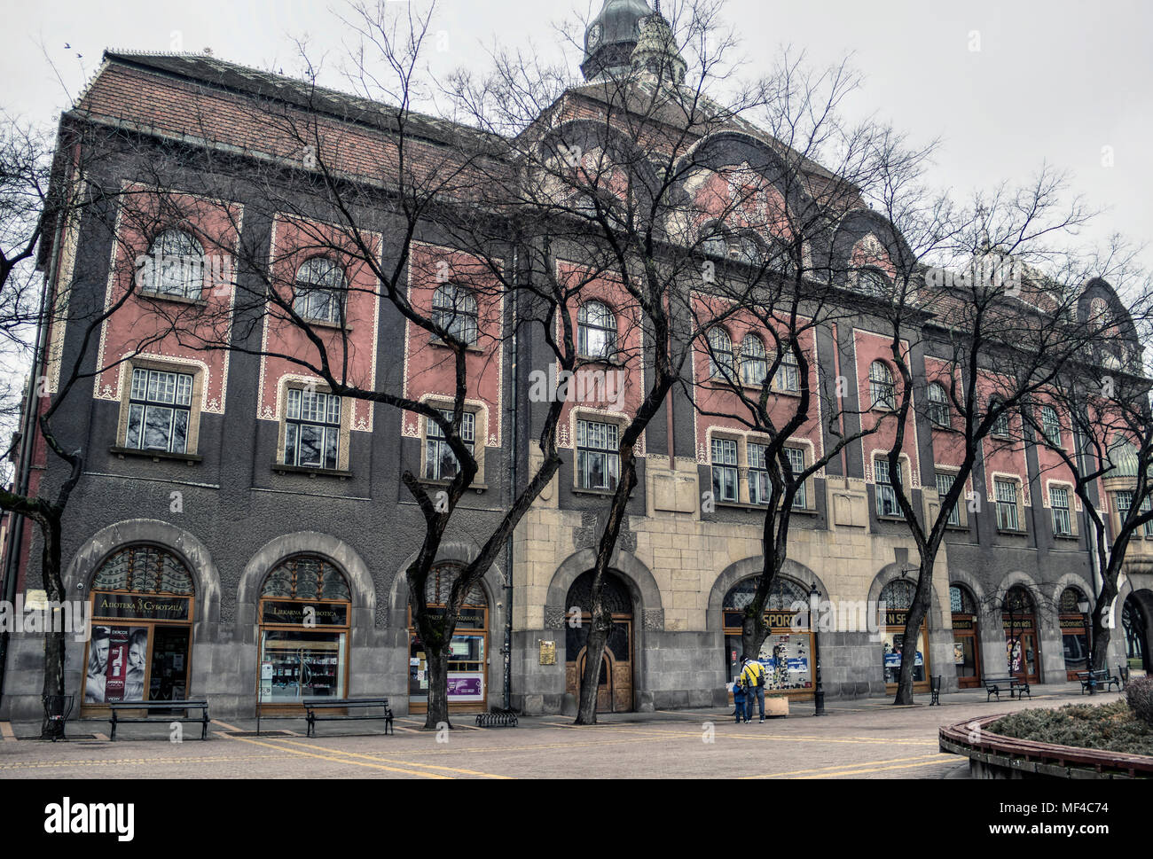 SUBOTICA, Vojvodina, SERBIA - La Piazza della Libertà si trova nel centro della città Foto Stock