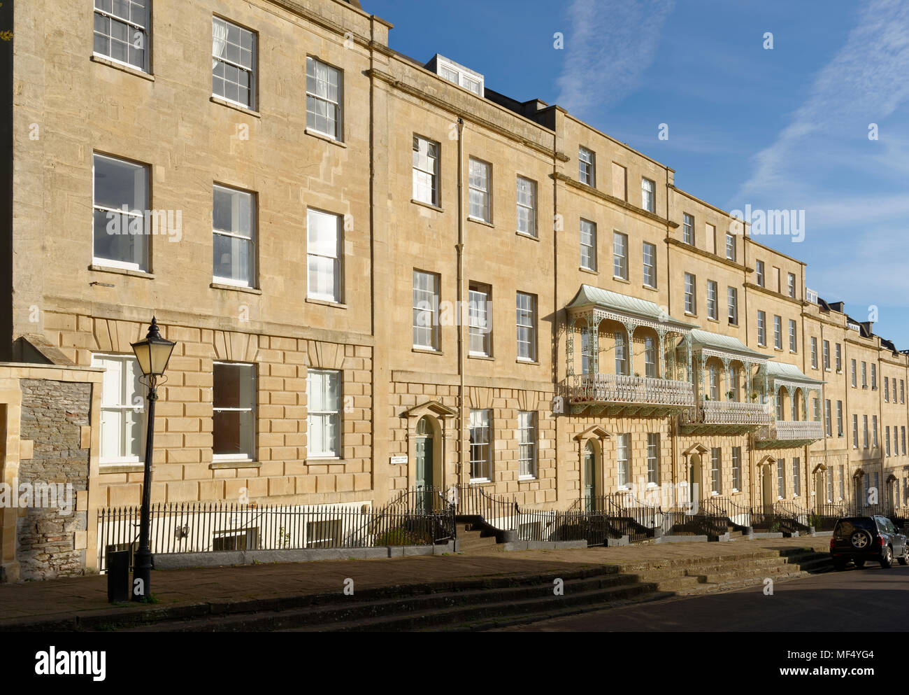 Casa di Berkeley, Charlotte St, Clifton, Bristol Foto Stock