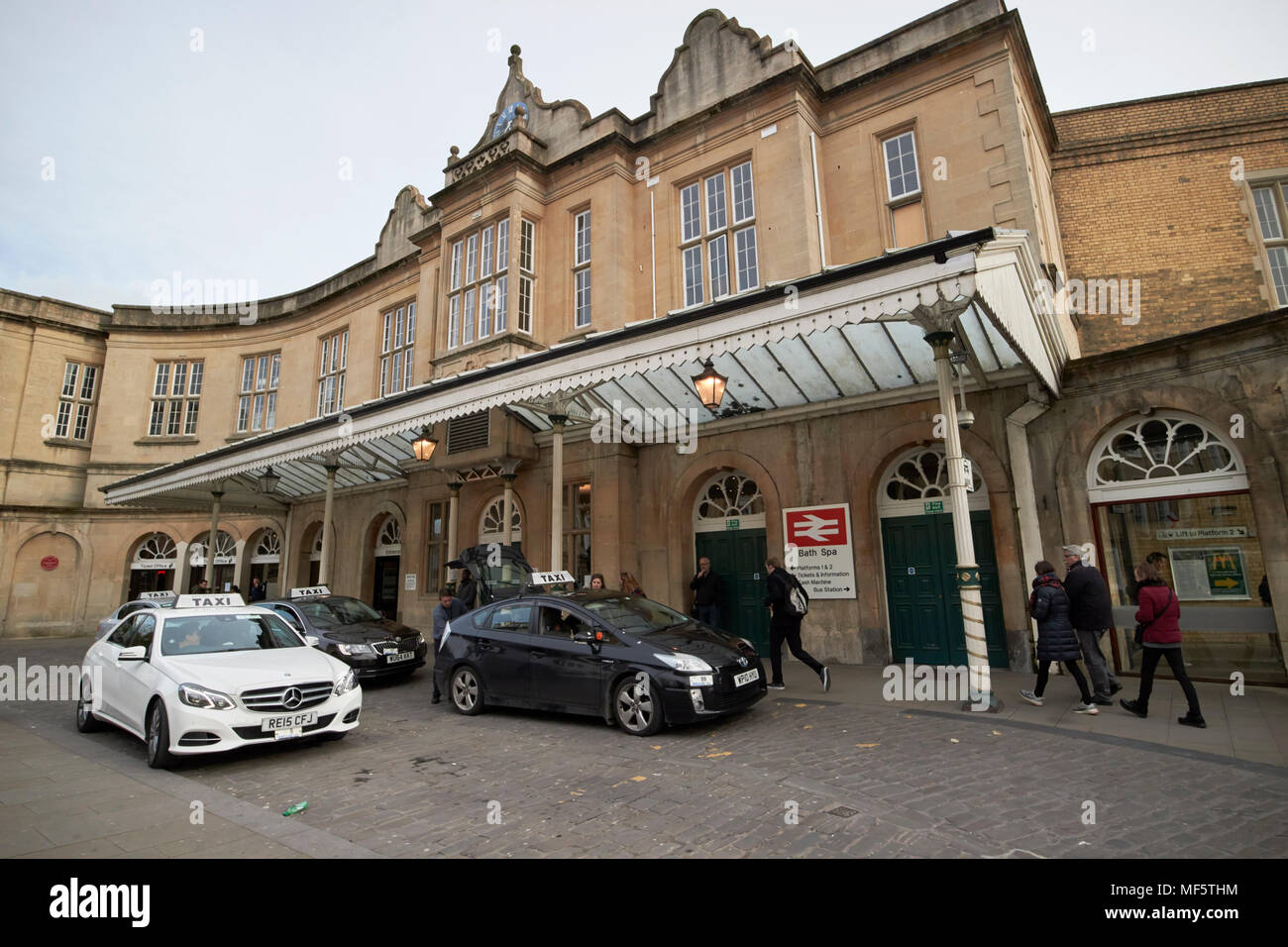 Bath spa stazione ferroviaria Bath Somerset England Regno Unito Foto Stock