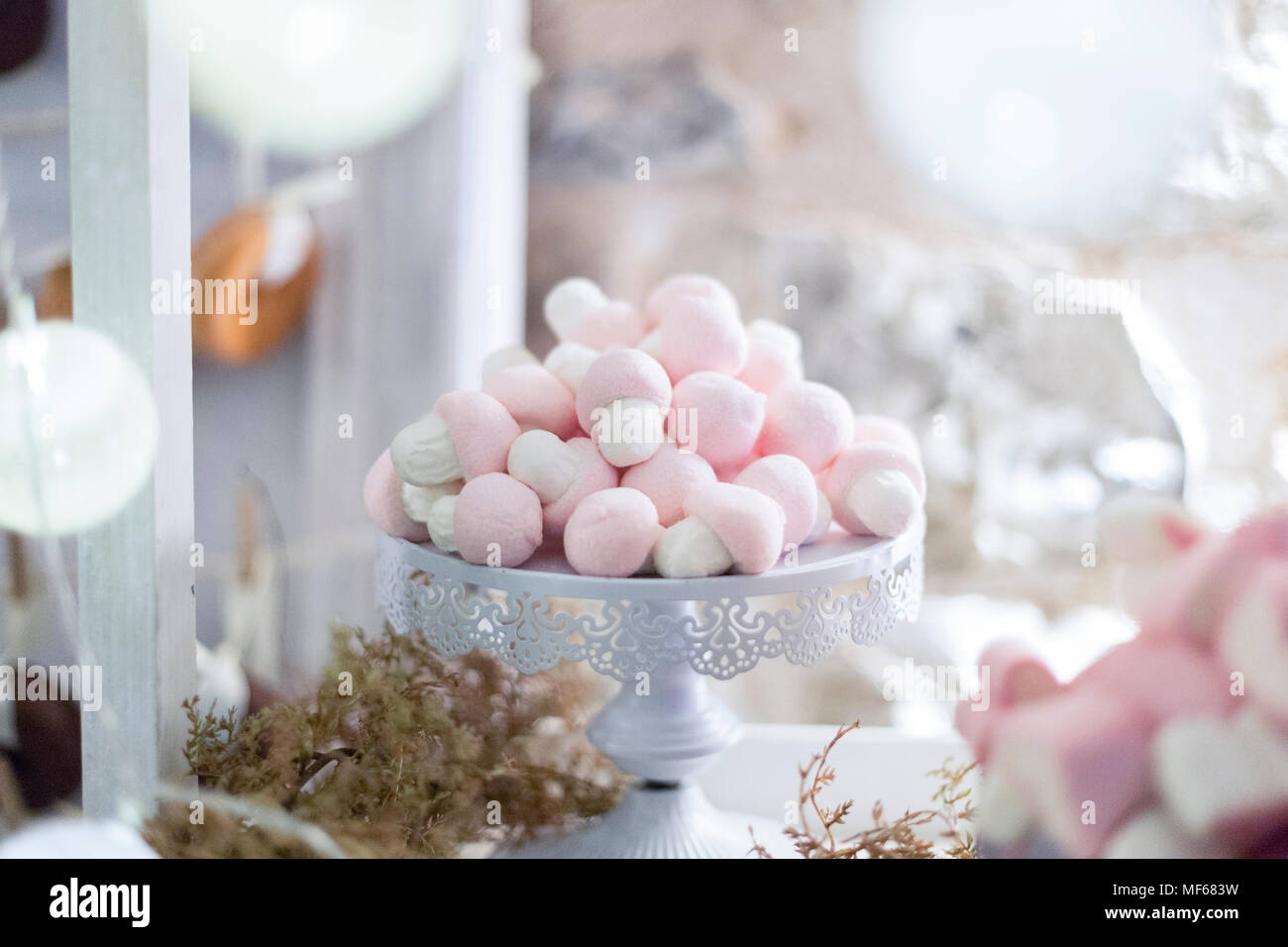 Sweet Marshmallow Foto Stock