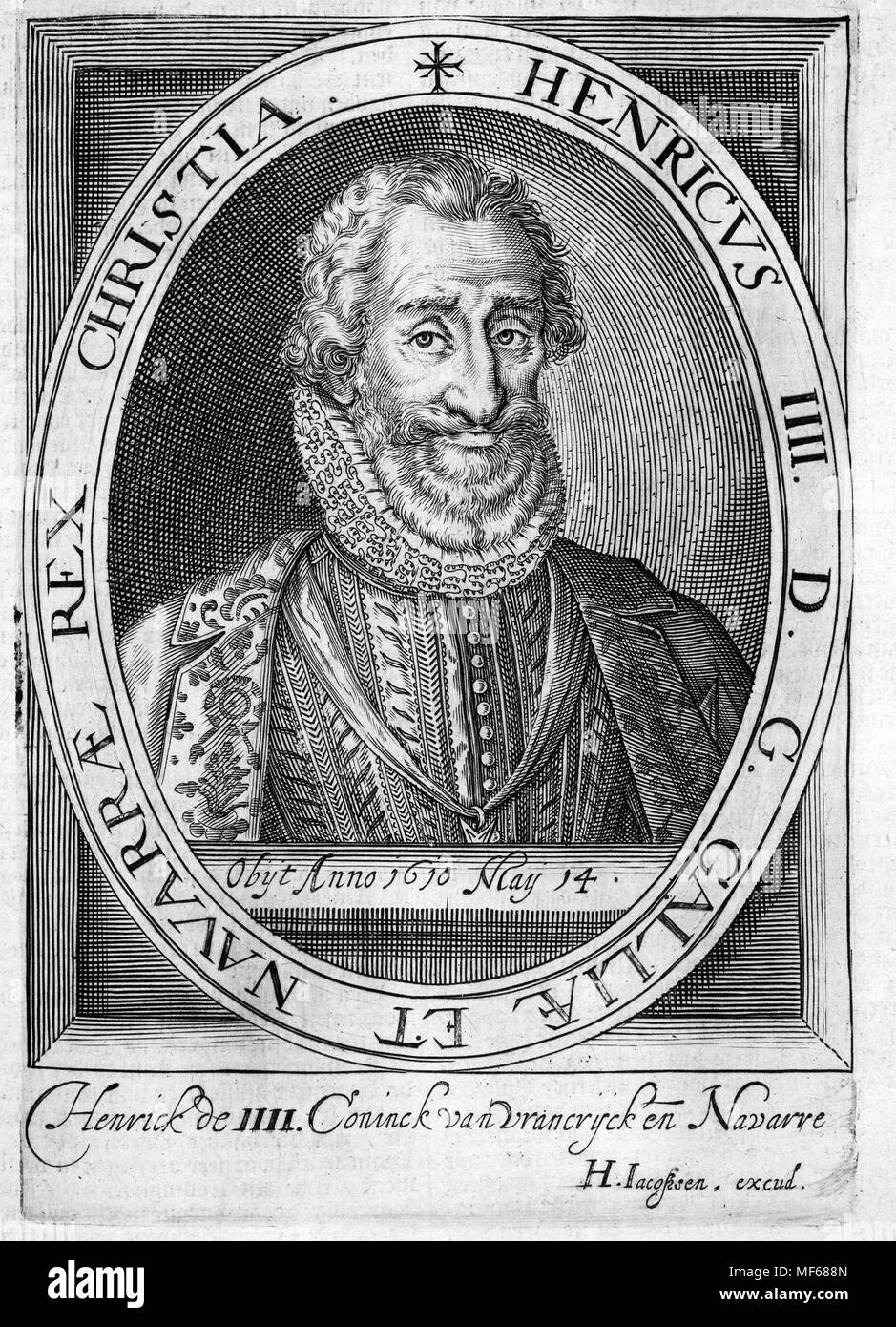 Enrico III di Francia (1551-1589) lasy monarca francese della casa di Valois Foto Stock