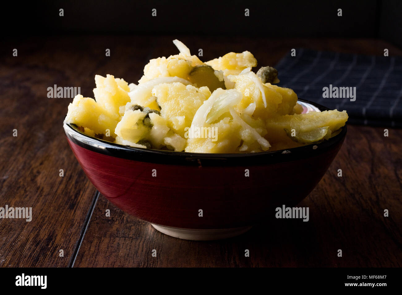 Patate irlandesi colcannon / purè di patate con cipolla. I cibi tradizionali. Foto Stock