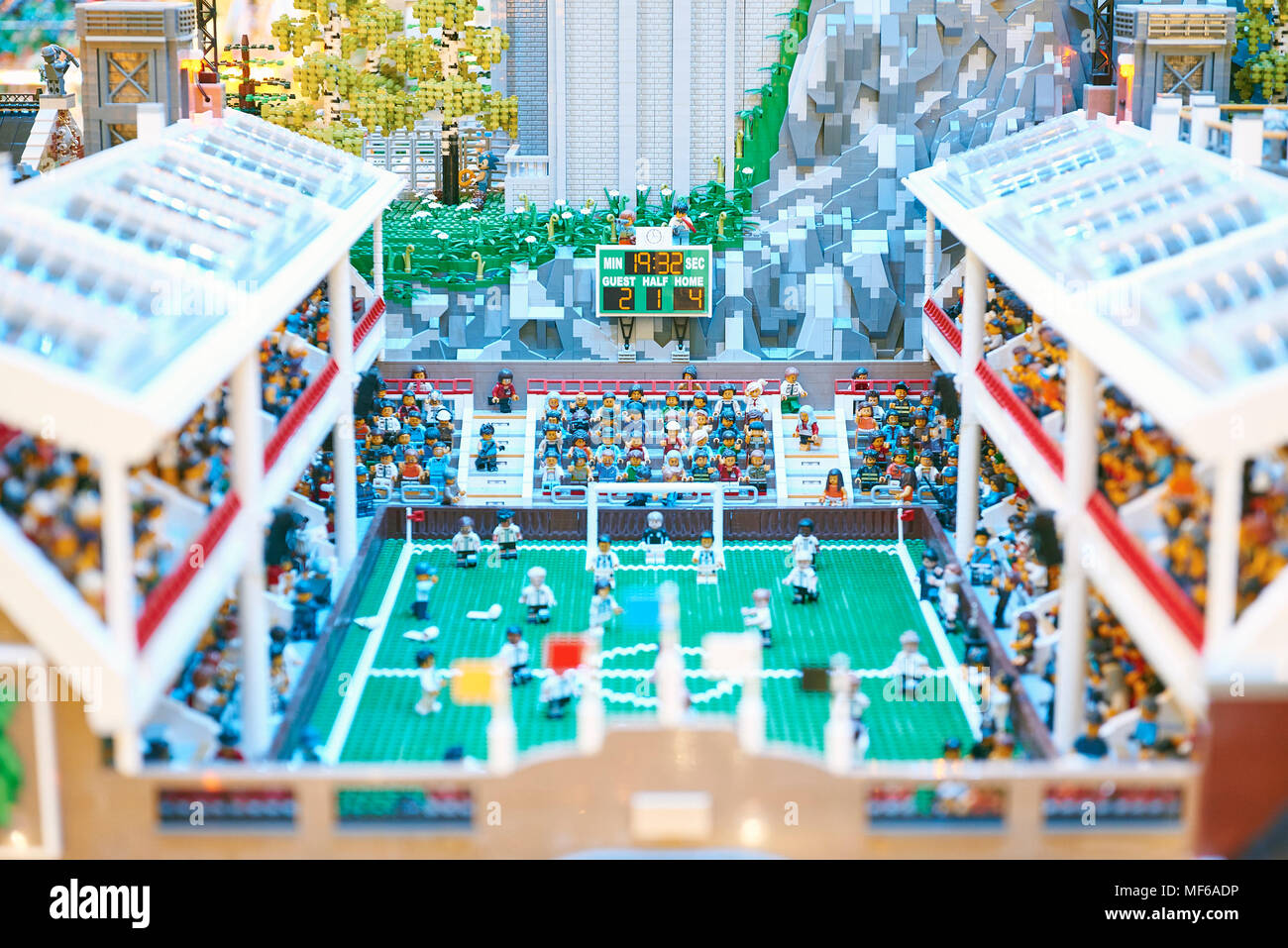 Calcio Lego Lego House Foto stock - Alamy