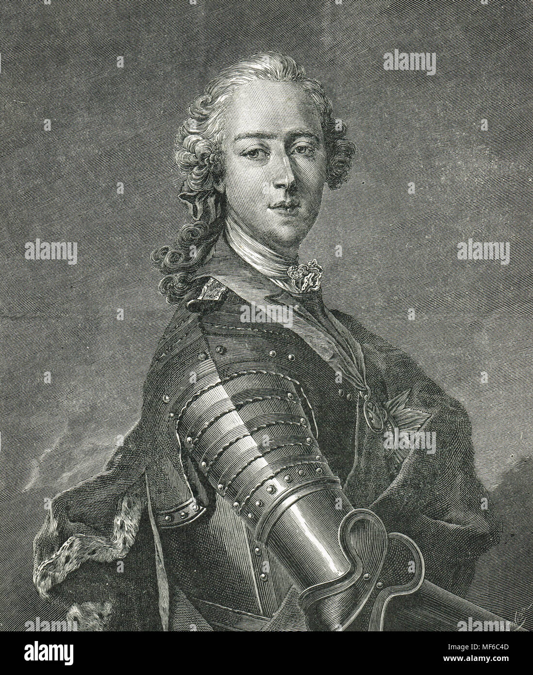 Charles Edward Stuart, il giovane pretendente Foto Stock