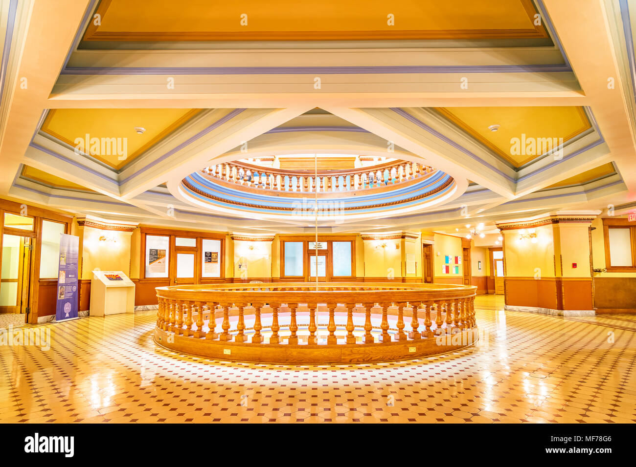 Rotonda dell'Arizona State Capitol in Phoenix Arizona USA Foto Stock