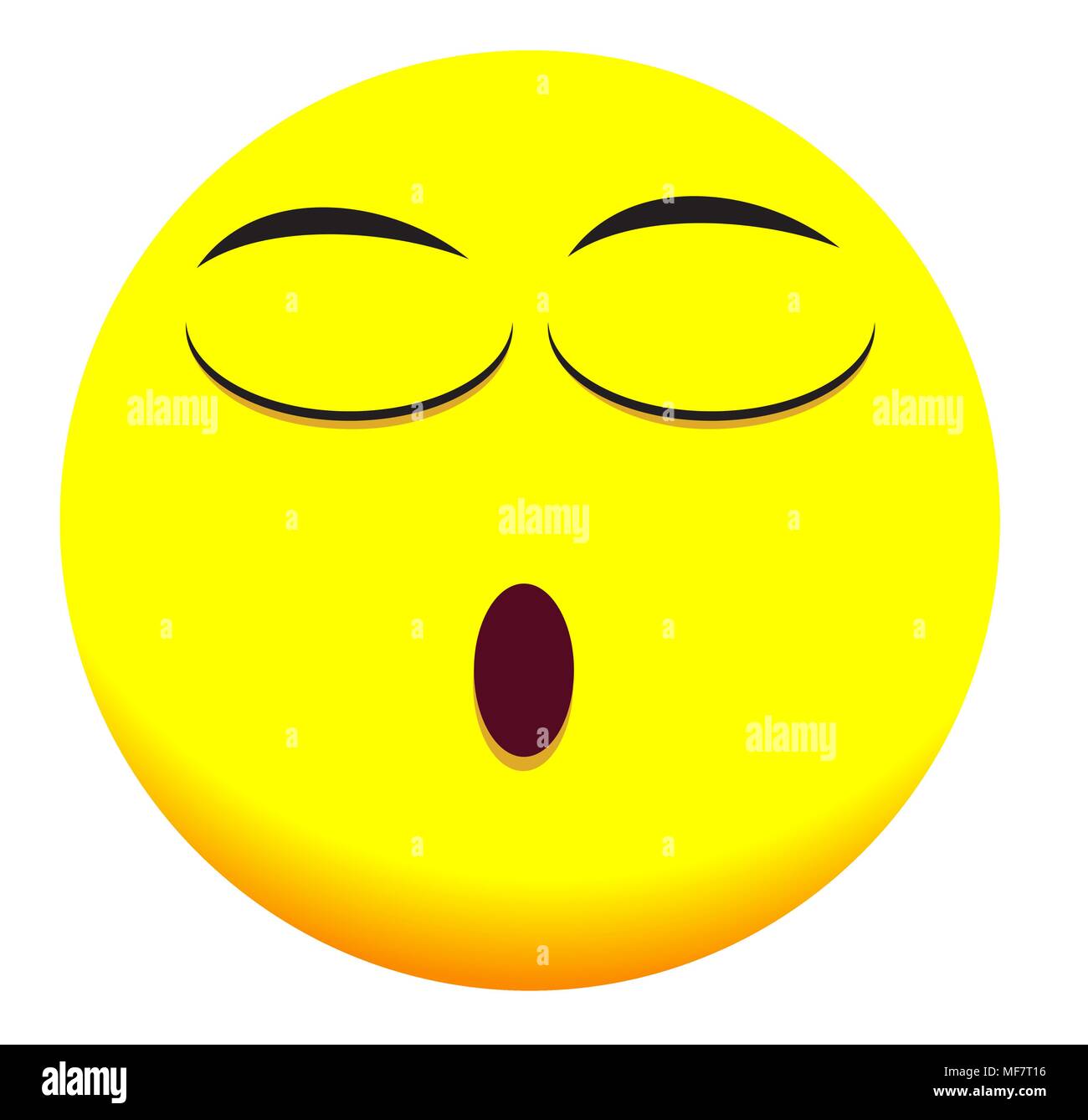 Icona Emoji con facce emotivo Illustrazione Vettoriale