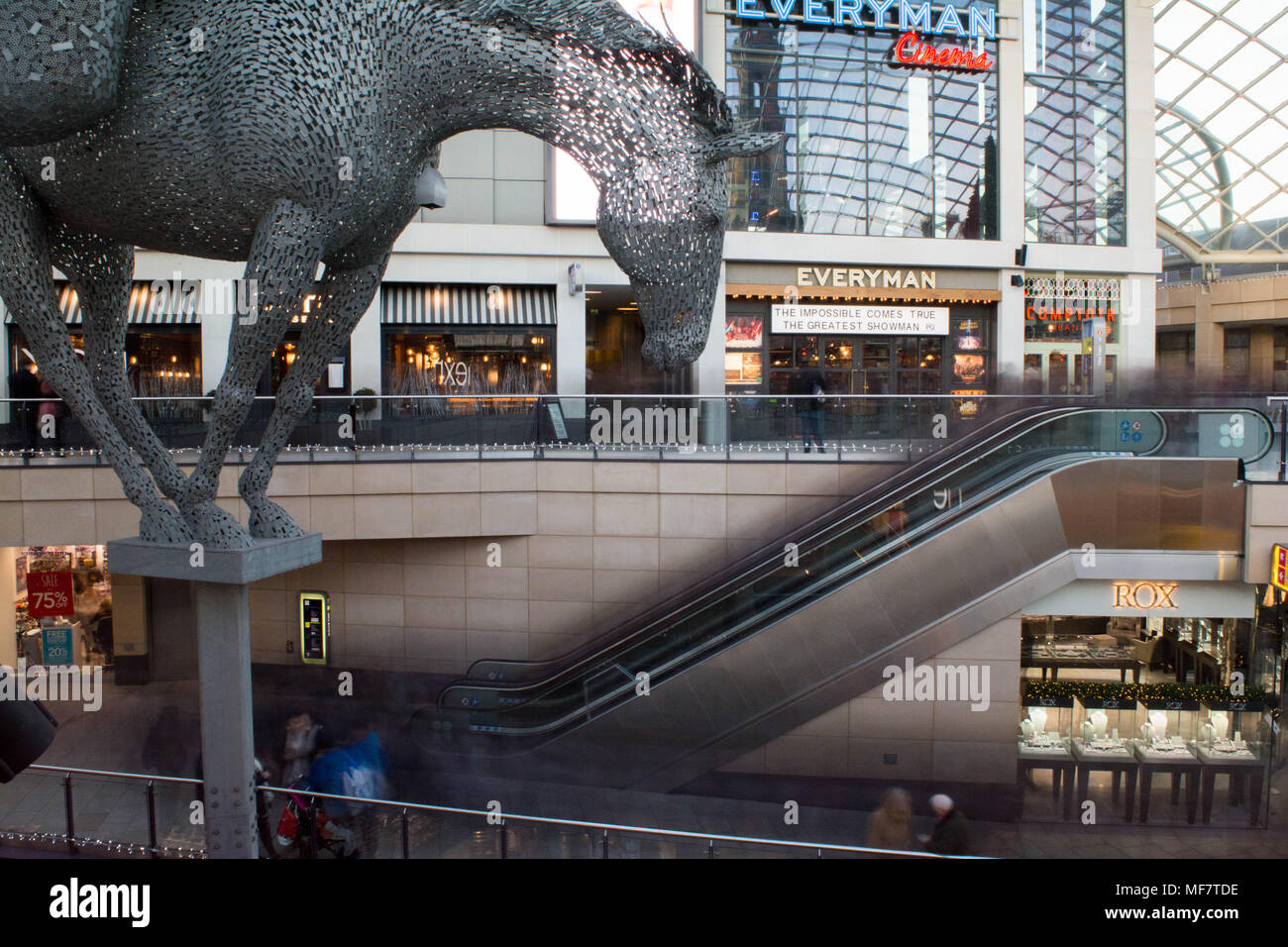 Leeds Trinità Shopping Centre Foto Stock