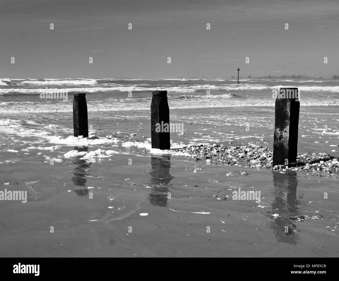 West Wittering Beach Foto Stock