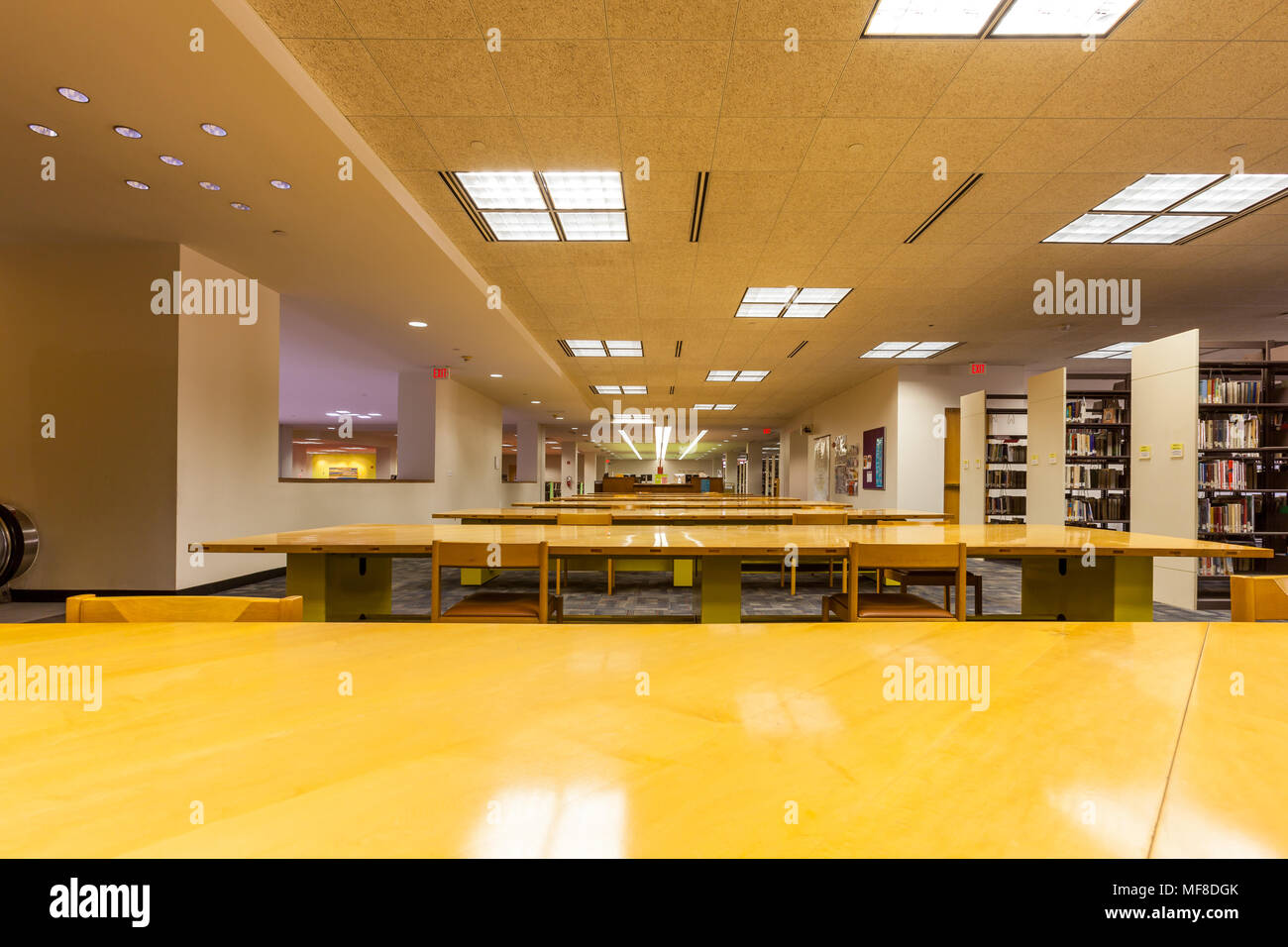 SAN ANTONIO, TEXAS - corrispondenza 26, 2018 - San Antonio Central Library, il ramo principale della biblioteca pubblica. Foto Stock