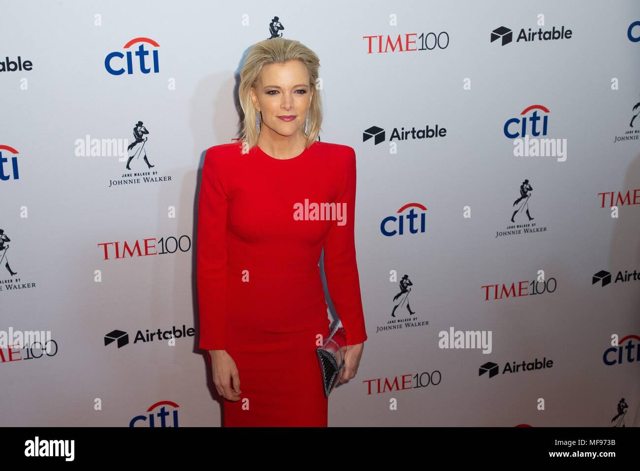 Megyn Kelly presso gli arrivi per tempo 100 Gala, jazz presso il Lincoln Center di Frederick P. Rose Hall di New York, NY Aprile 24, 2018. Foto di: Jason Smith/Everett Collection Foto Stock