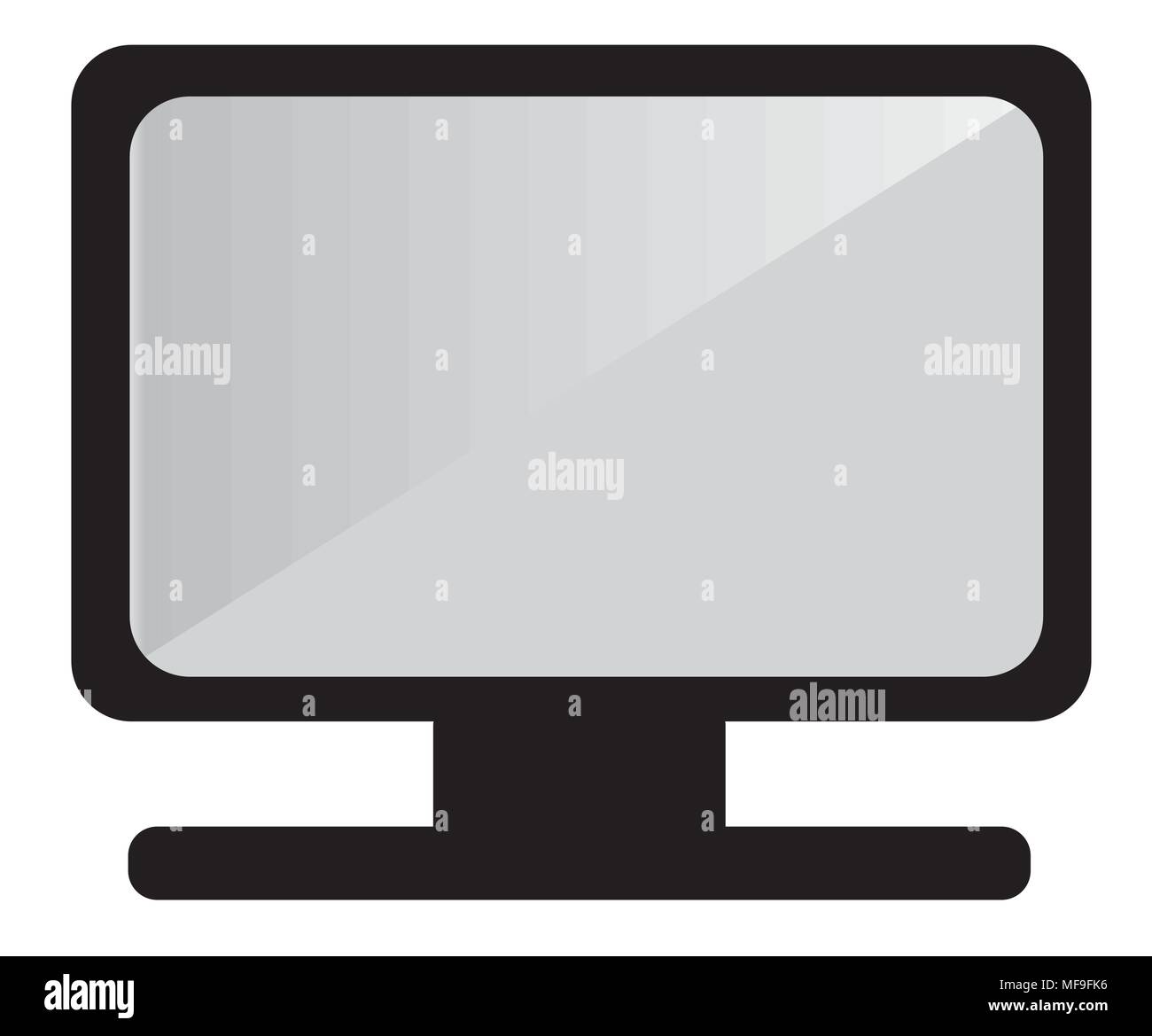Computer icona dello schermo Illustrazione Vettoriale