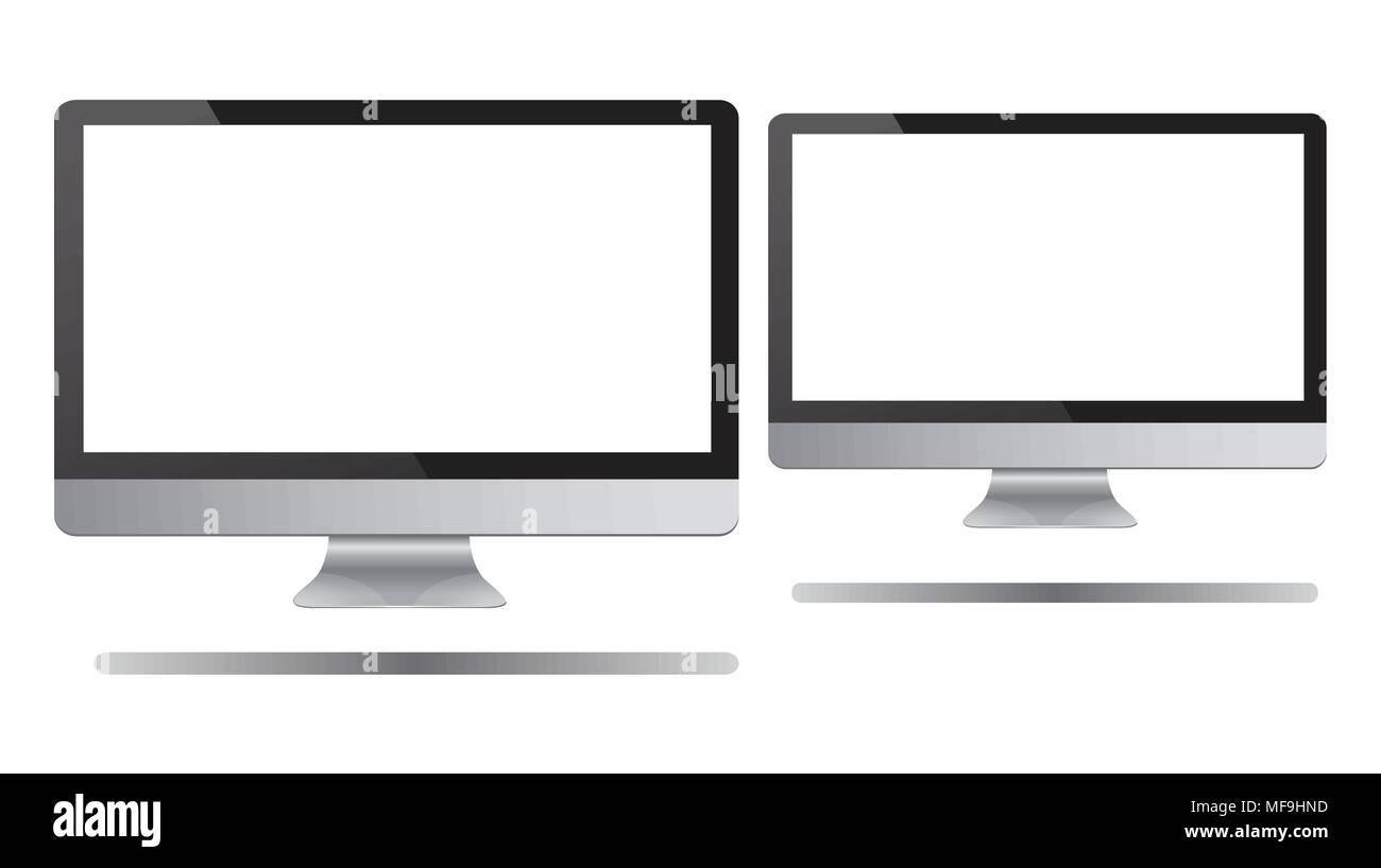 Computer icona dello schermo Illustrazione Vettoriale