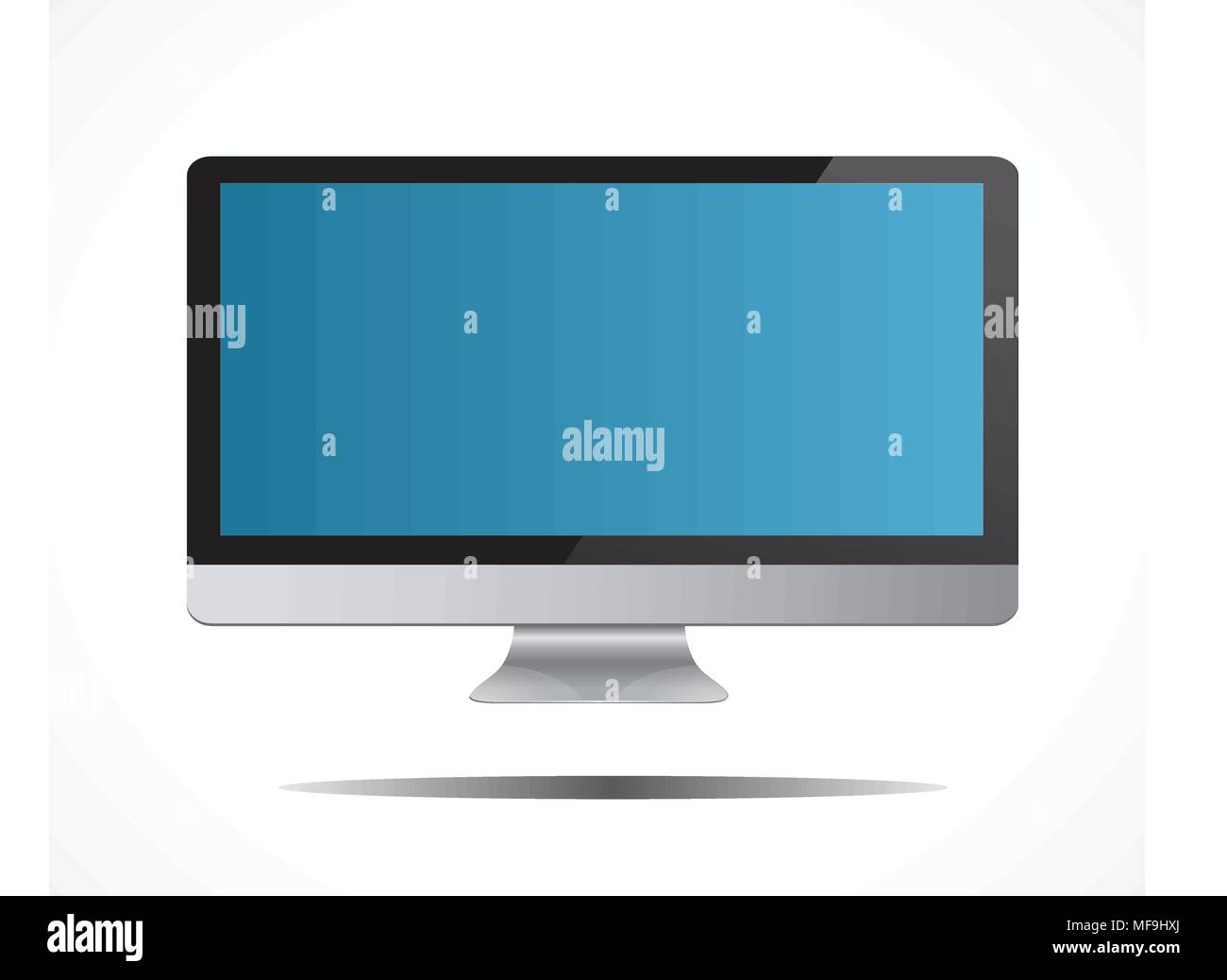 Computer icona dello schermo Illustrazione Vettoriale