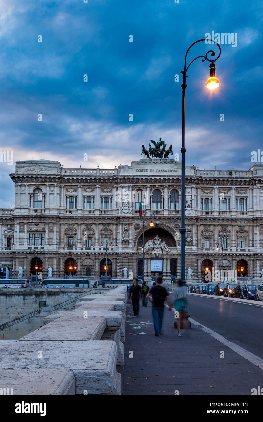 Corte di Cassazione - la più alta corte di appello in Italia, Roma, lazio, Italy Foto Stock