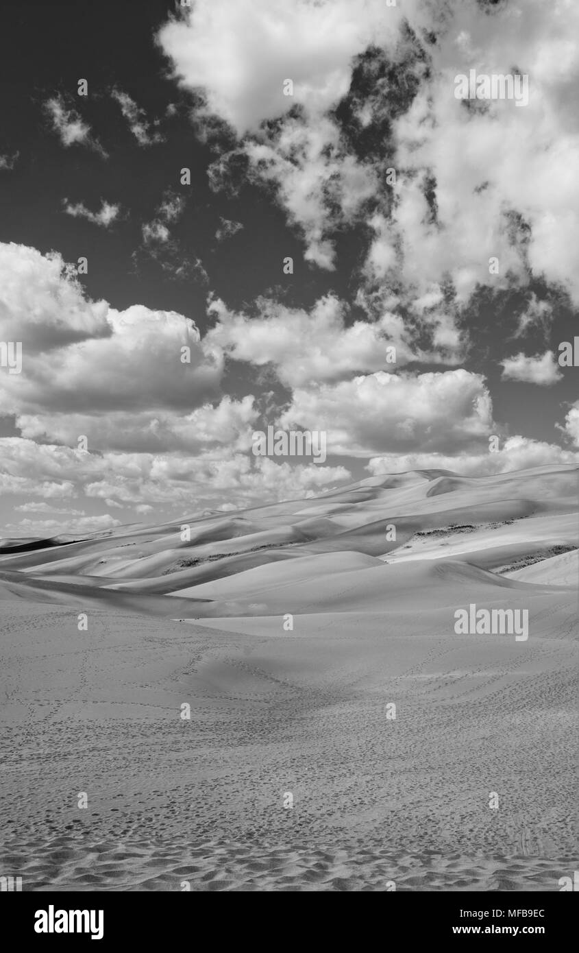 La Grande dune sabbiose del Parco Nazionale si trova nella provincia di San Luis Valle del Colorado lungo il versante occidentale delle montagne del Sangre de Cristo. Il parco è ho Foto Stock La Grande dune sabbiose del Parco Nazionale si trova nella provincia di San Luis Valle del Colorado lungo il versante occidentale delle montagne del Sangre de Cristo. Il parco è ho Foto Stock