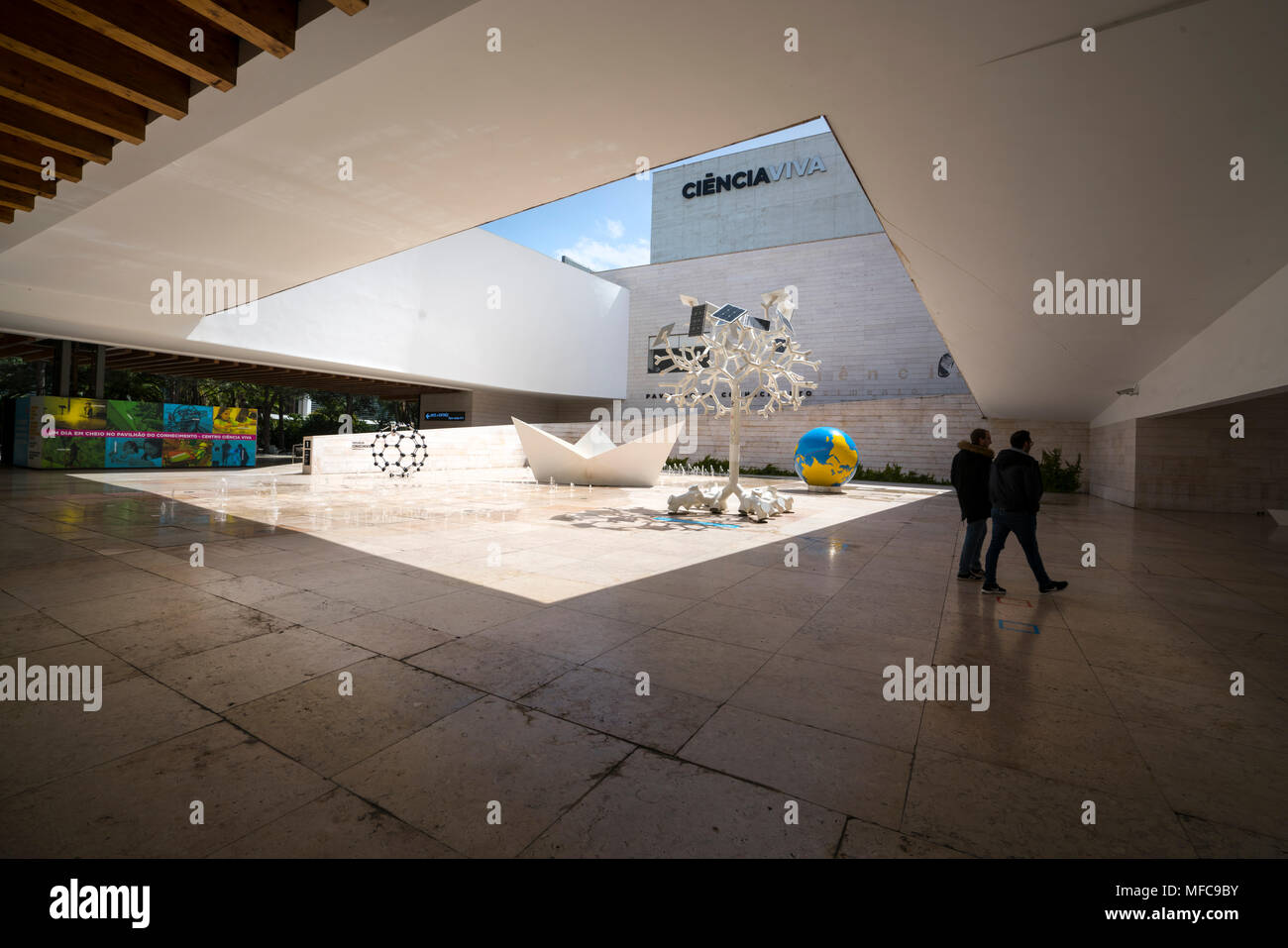 Ciencia viva l agenzia nazionale per la cultura scientifica e tecnologica building a Lisbona, Portogallo Foto Stock