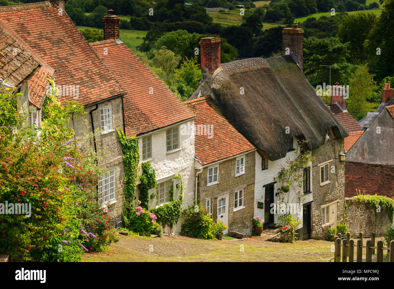 Oro Hill Shaftesbury Dorset Inghilterra Foto Stock