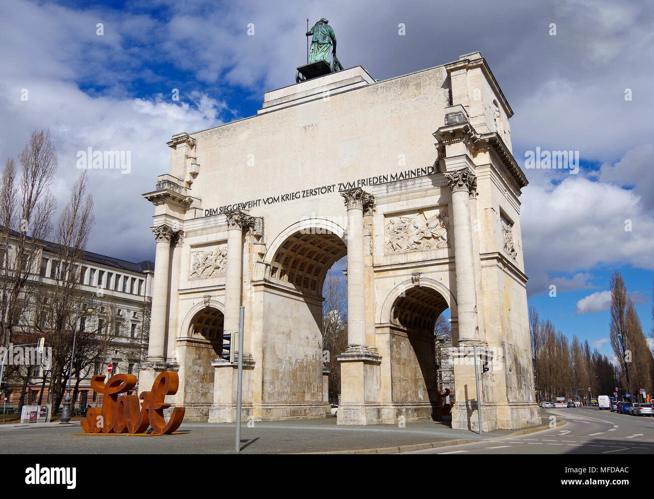 Monumento friedrich von gartner immagini e fotografie stock ad alta