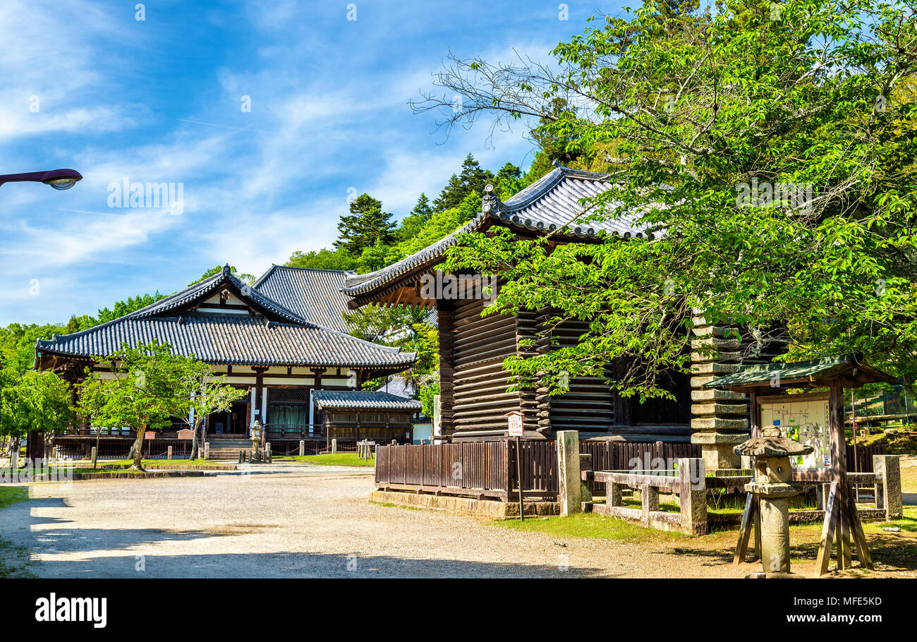 Hokke-fare Hall di Tempio di Todai-ji di Nara Foto Stock